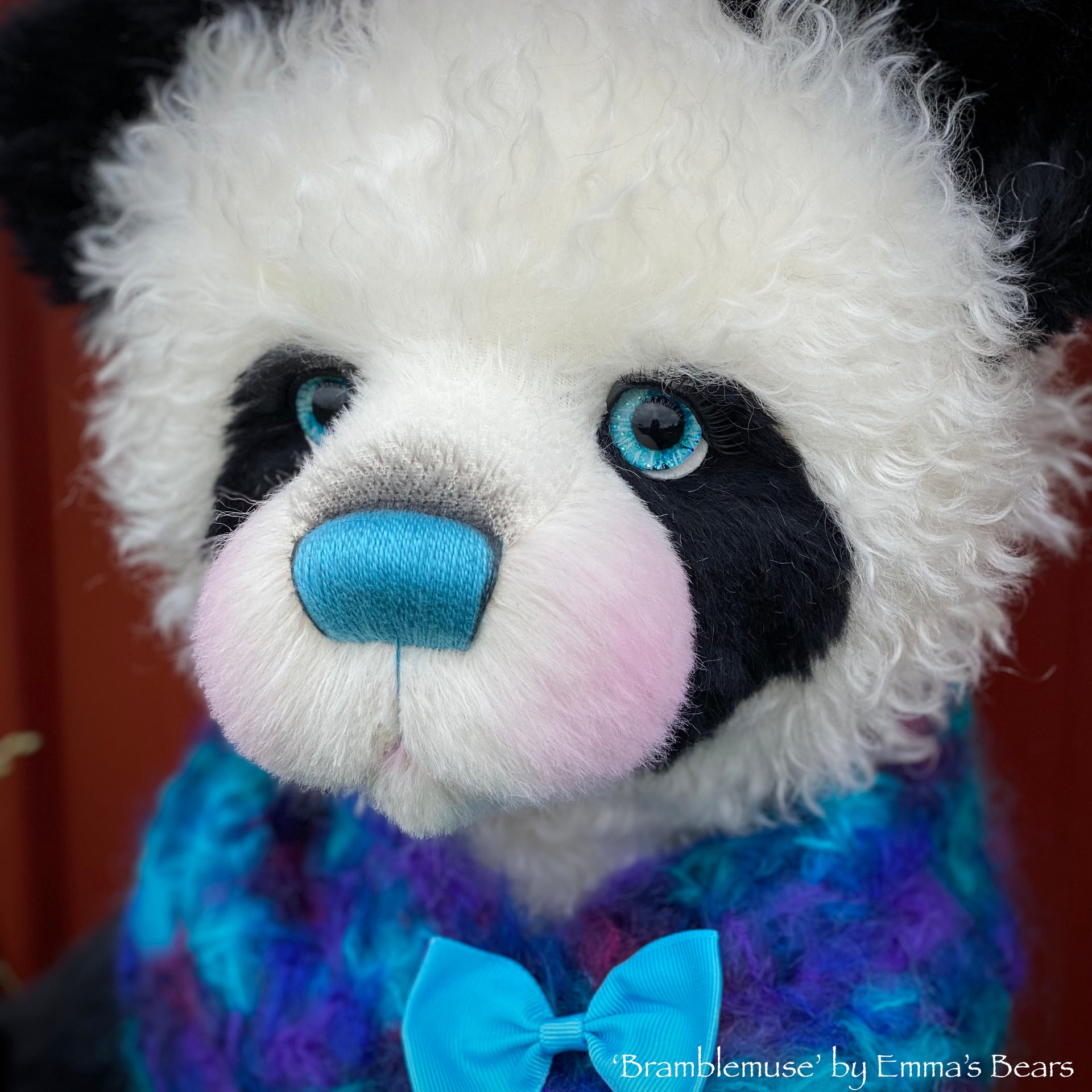 Bramblemuse - 24" mohair artist panda bear by Emma's Bears - OOAK