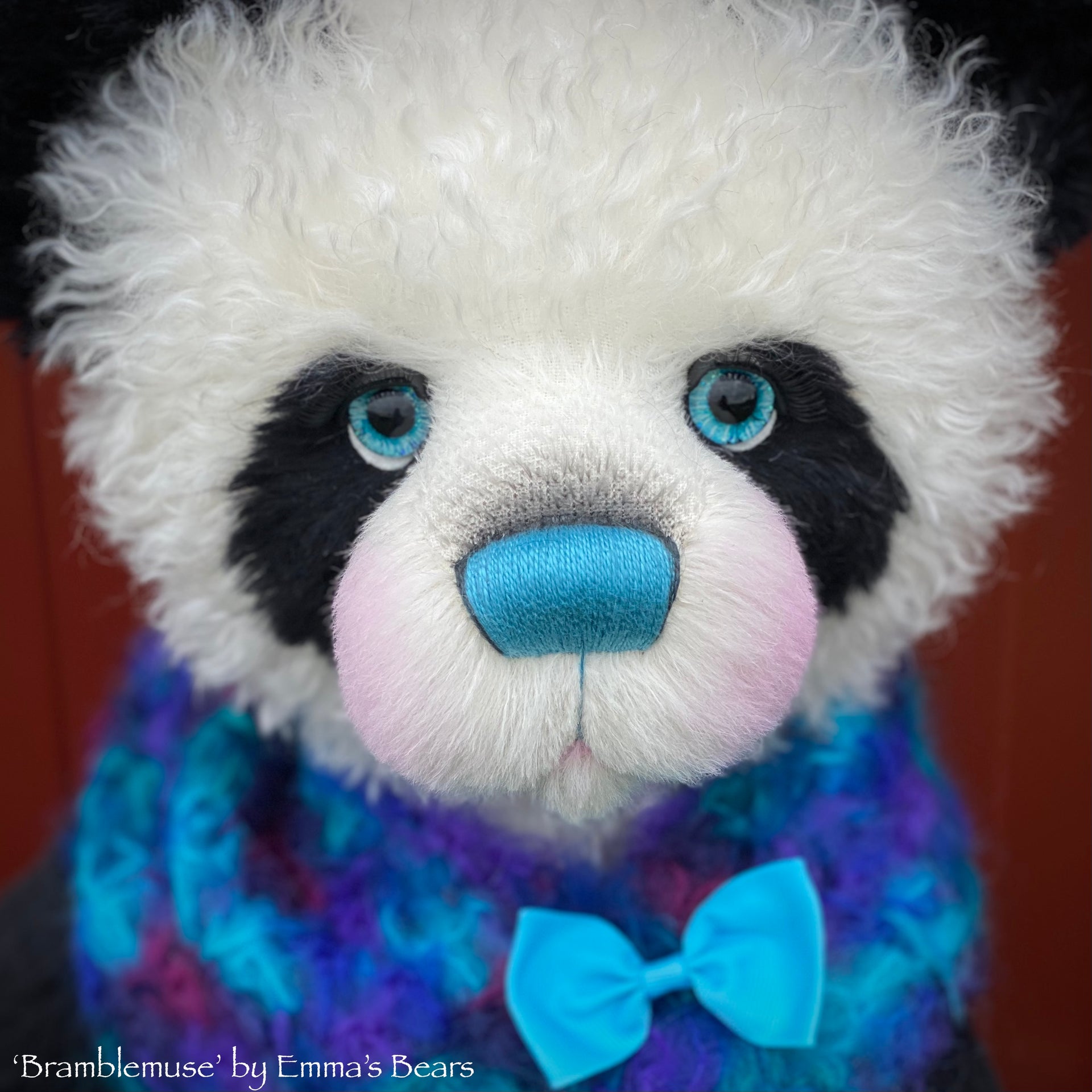 Bramblemuse - 24" mohair artist panda bear by Emma's Bears - OOAK