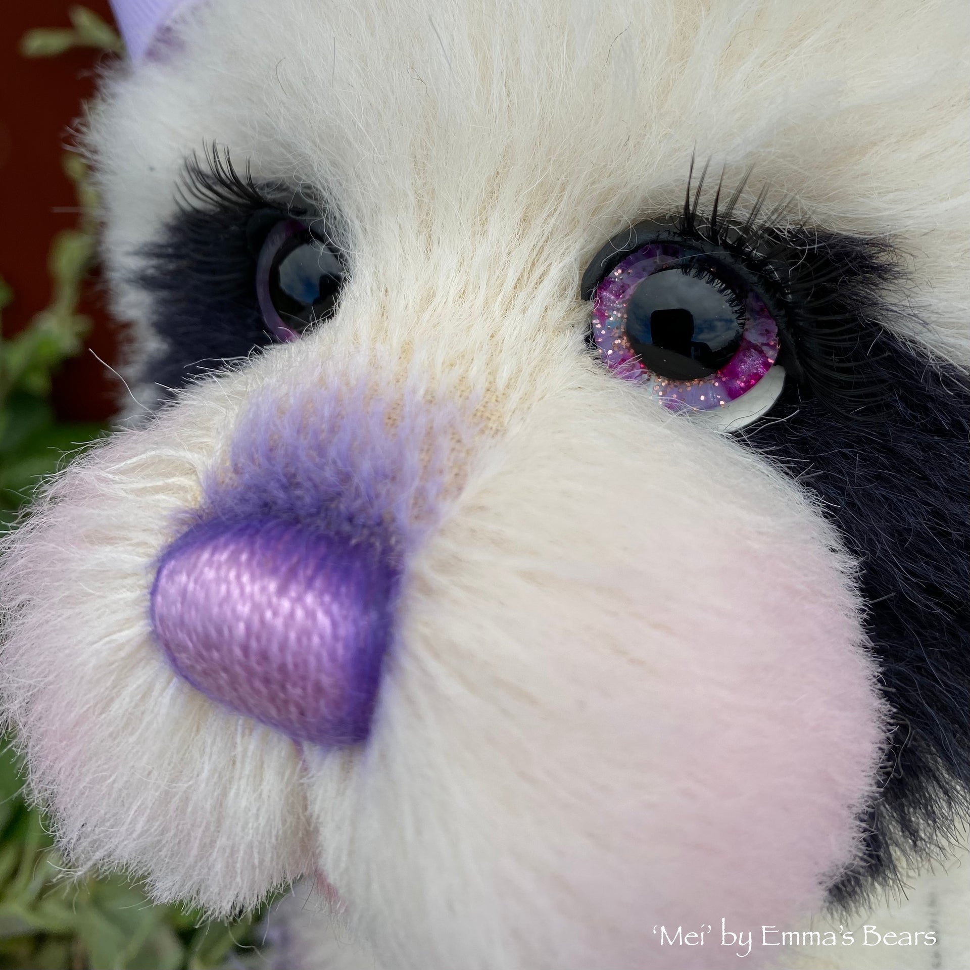 Mei - 16" mohair artist panda bear by Emma's Bears - OOAK