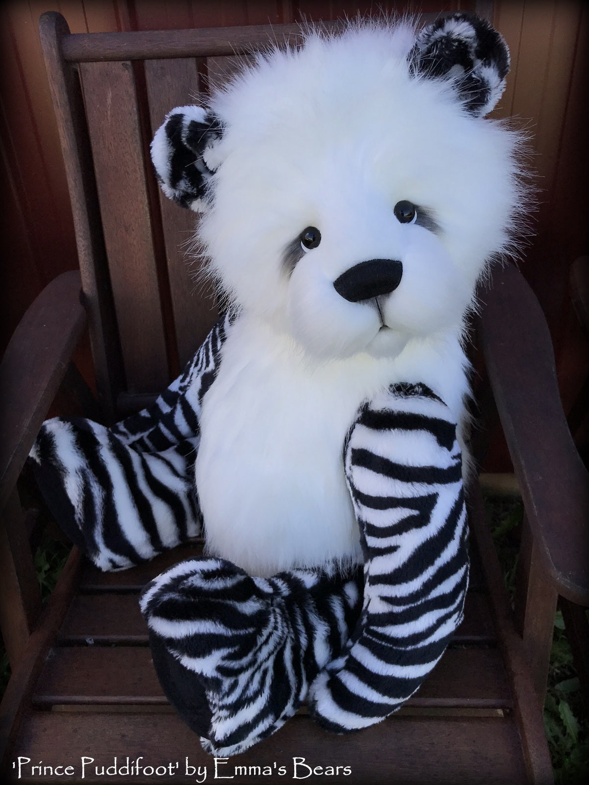 Prince Puddifoot - 32in Faux Fur Artist Bear by Emmas Bears - OOAK