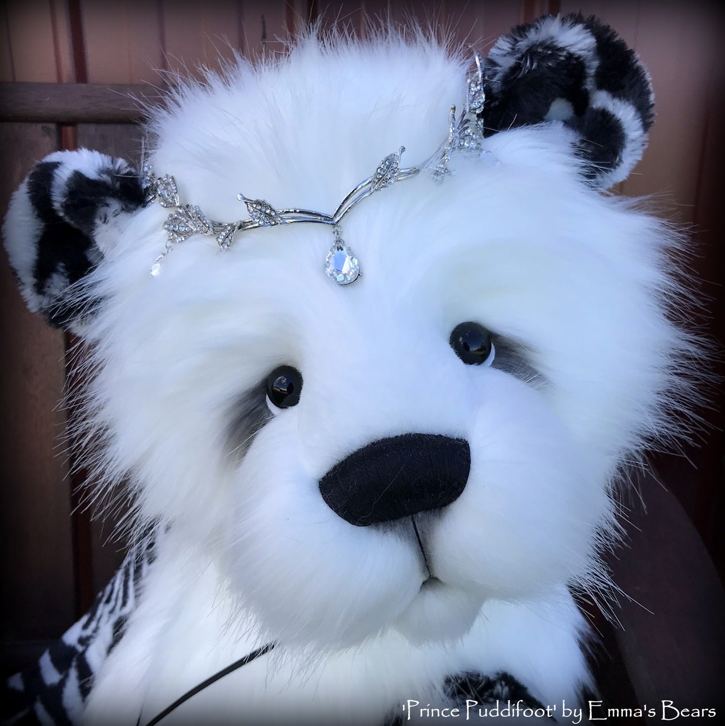 Prince Puddifoot - 32in Faux Fur Artist Bear by Emmas Bears - OOAK