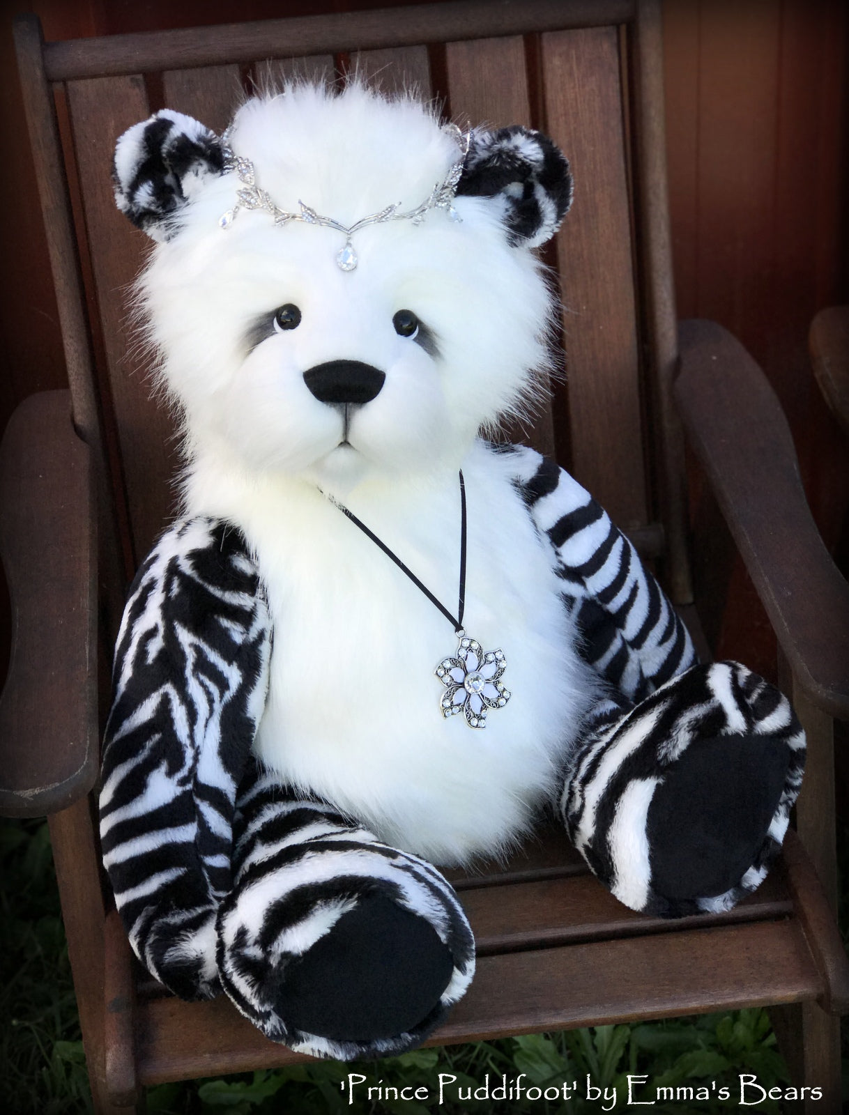 Prince Puddifoot - 32in Faux Fur Artist Bear by Emmas Bears - OOAK