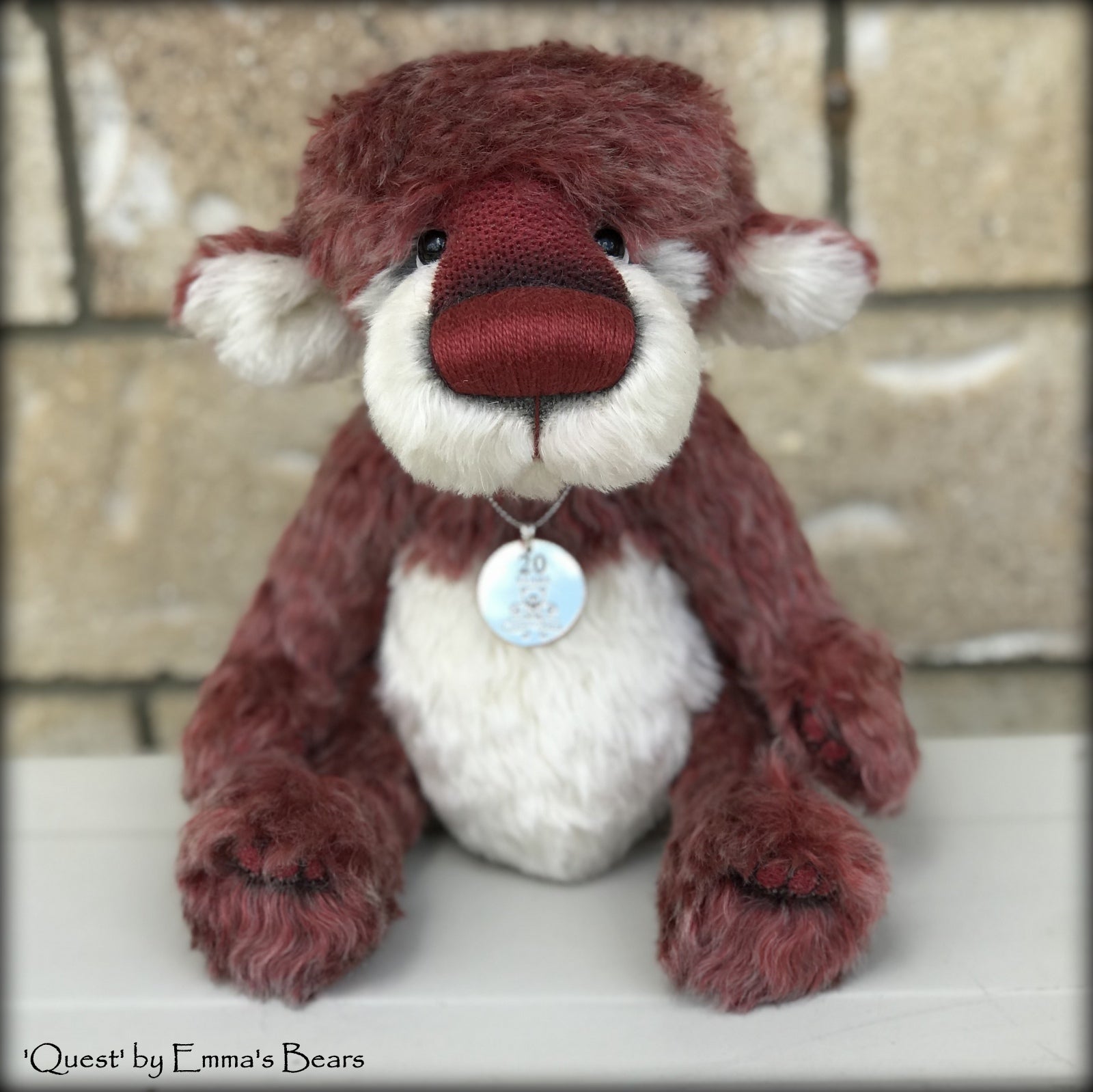 Quest - 20 Years of Emma's Bears Commemorative Teddy - OOAK in a series