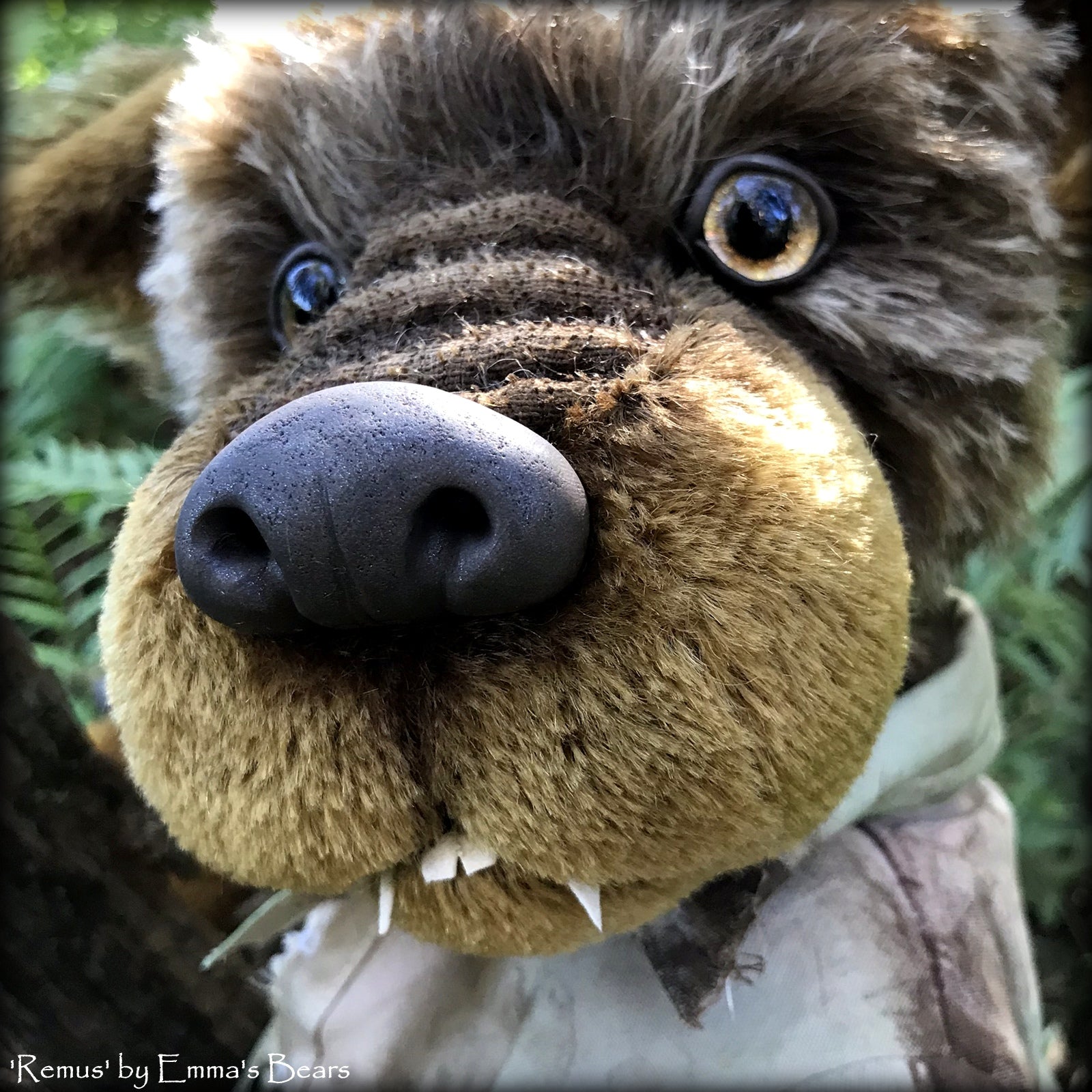 Remus - 18" mohair werewolf soft sculpture - OOAK by Emma's Bears