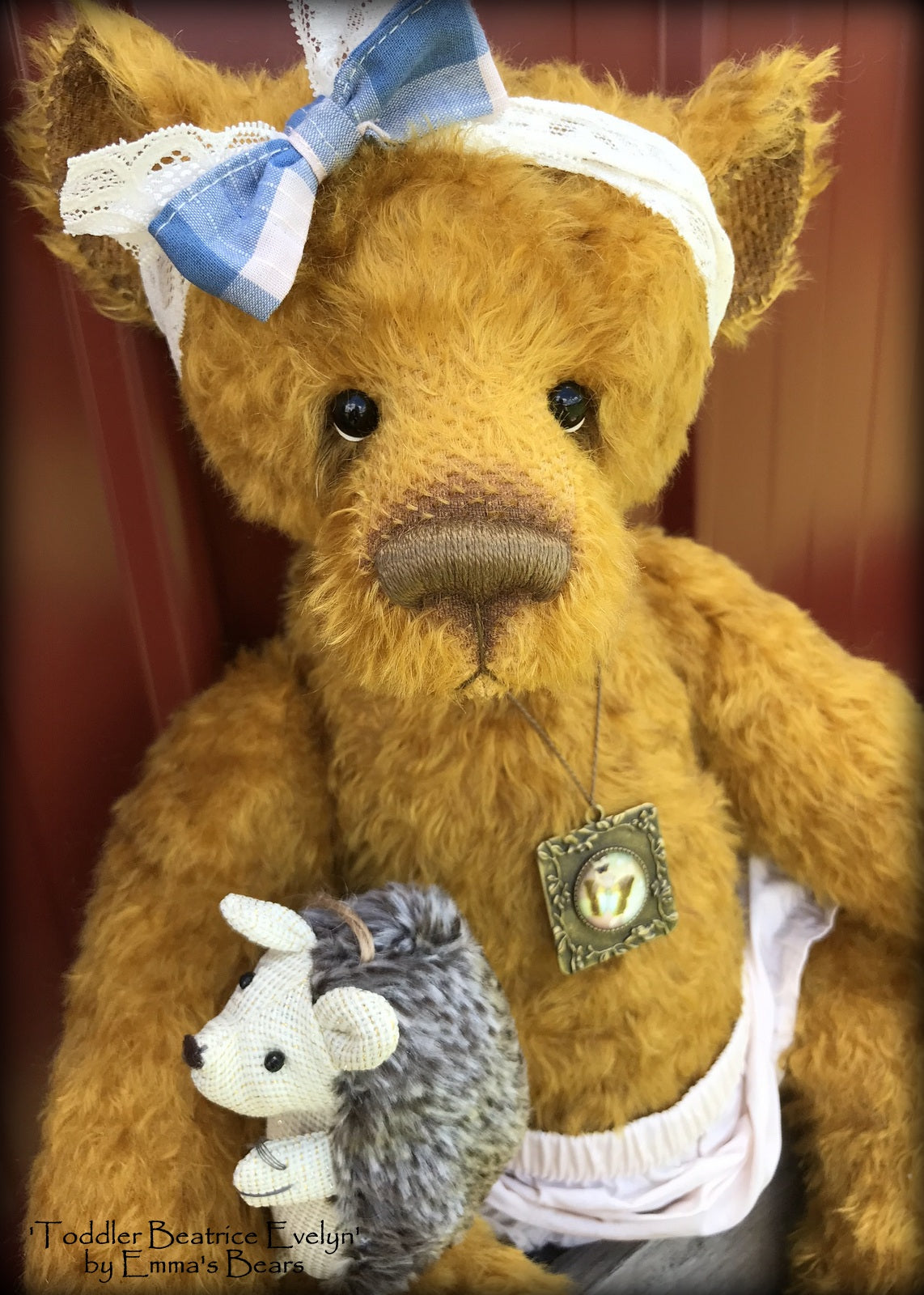 Toddler Beatrice Evelyn - 21in MOHAIR Artist toddler style Bear by Emmas Bears - OOAK