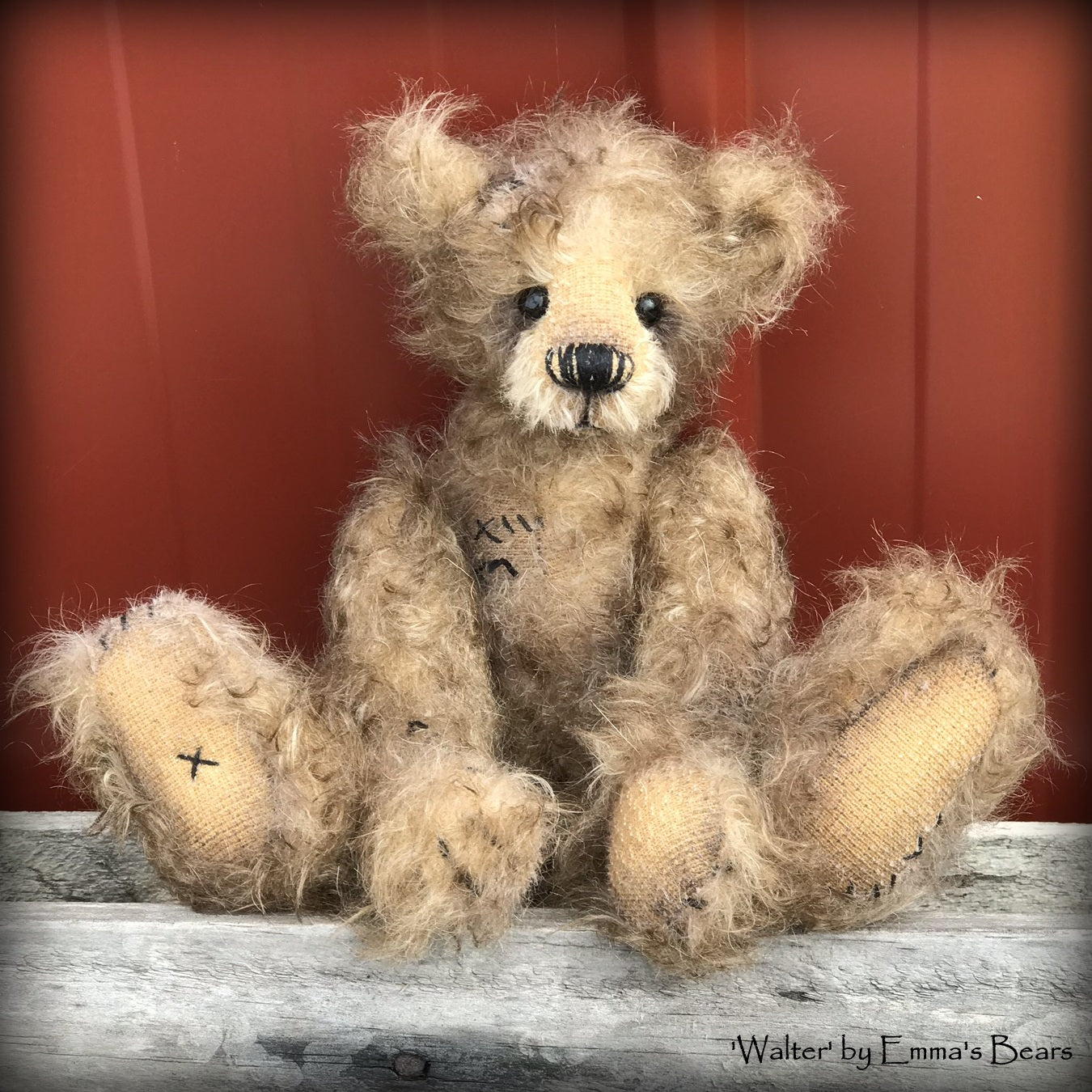 Walter - 10" Mohair Artist Bear by Emma's Bears - OOAK