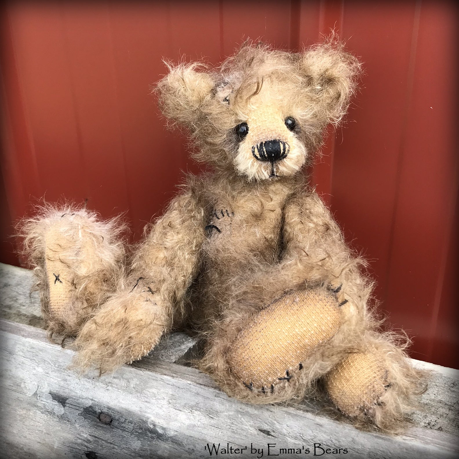 Walter - 10" Mohair Artist Bear by Emma's Bears - OOAK