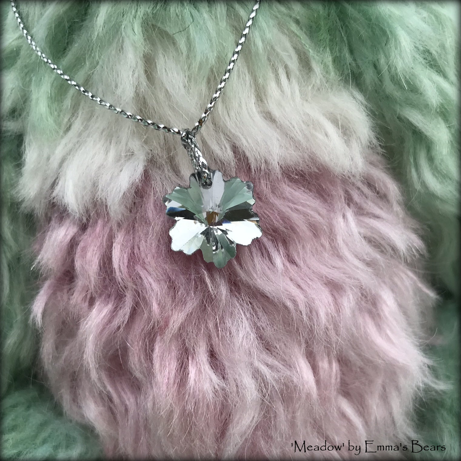 Meadow - 10" Hand dyed artist Easter Butterfly Bear by Emma's Bears - OOAK