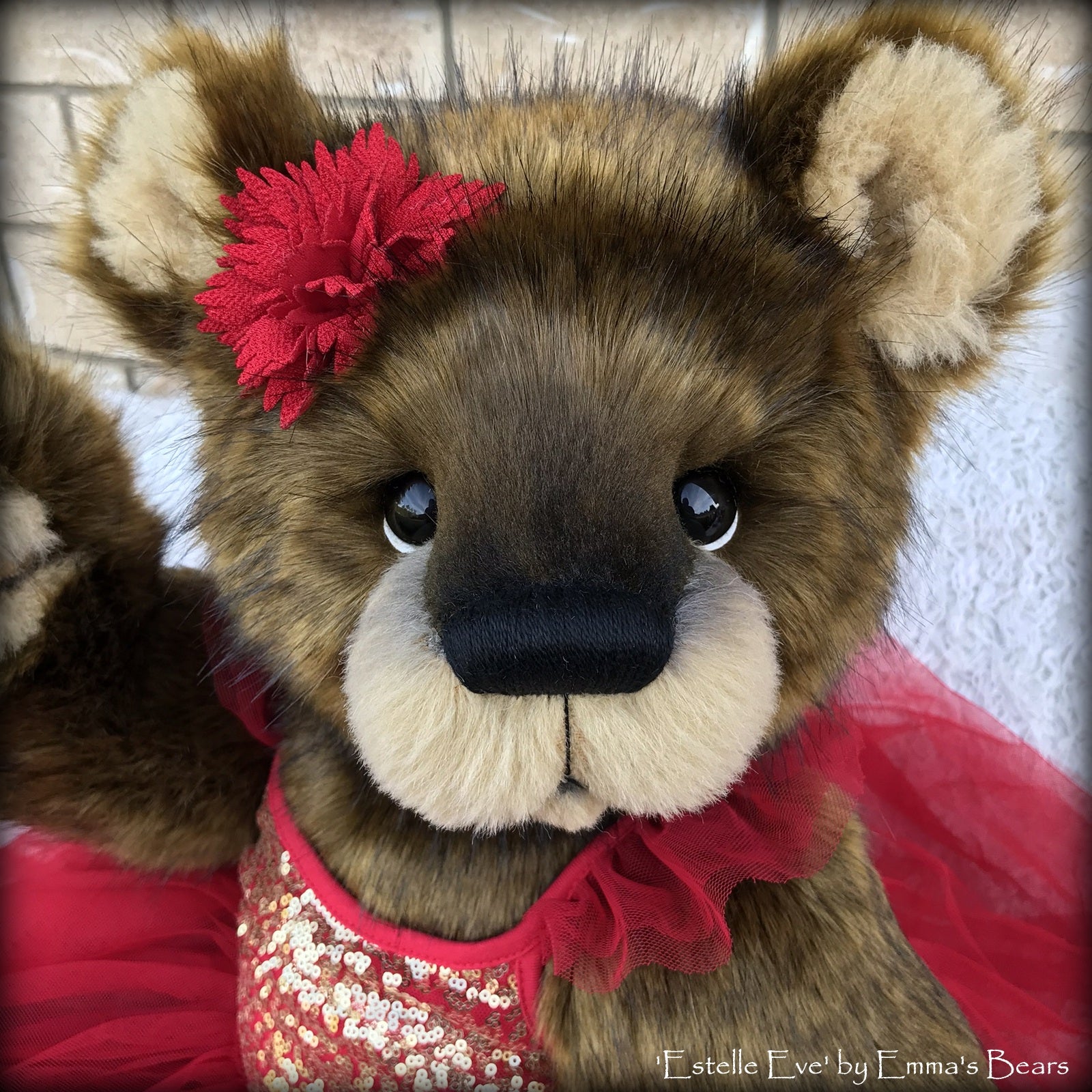 Estelle Eve - 25" Christmas 2018 Toddler Artist Bear by Emma's Bears - OOAK