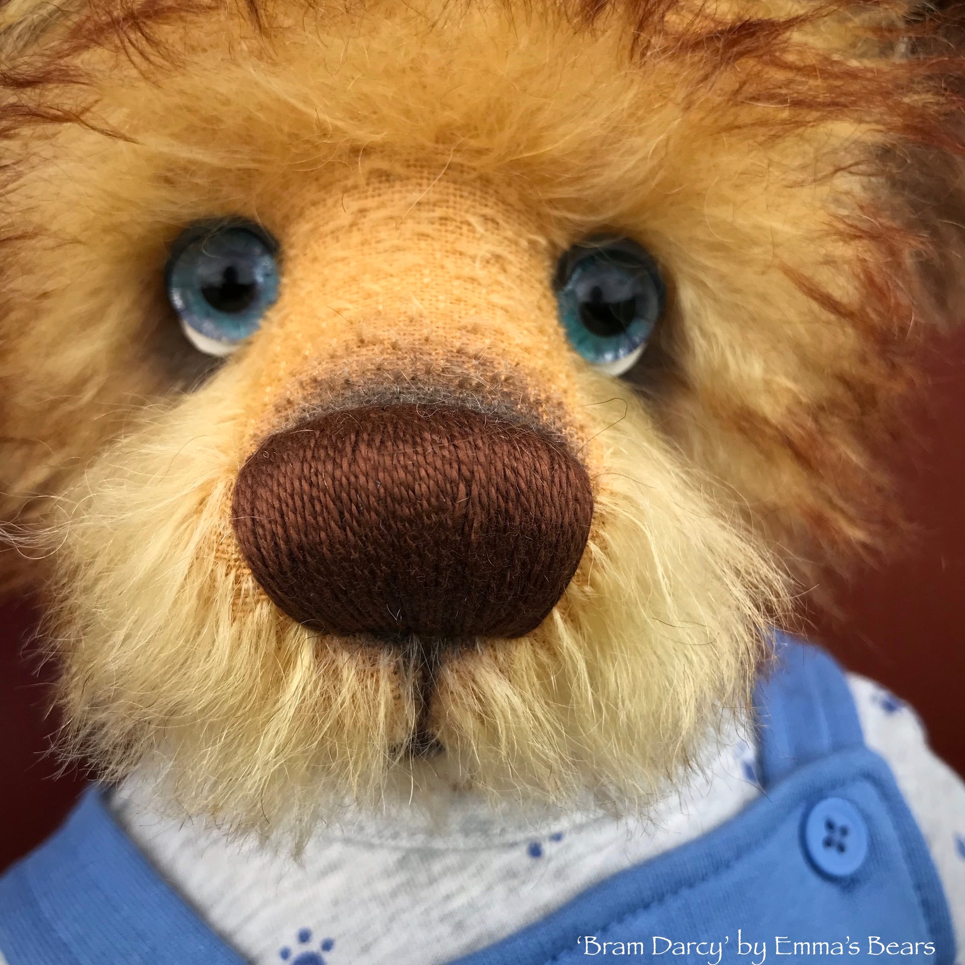 Bram Darcy - 21" Mohair and Alpaca Toddler Artist Bear by Emma's Bears - OOAK