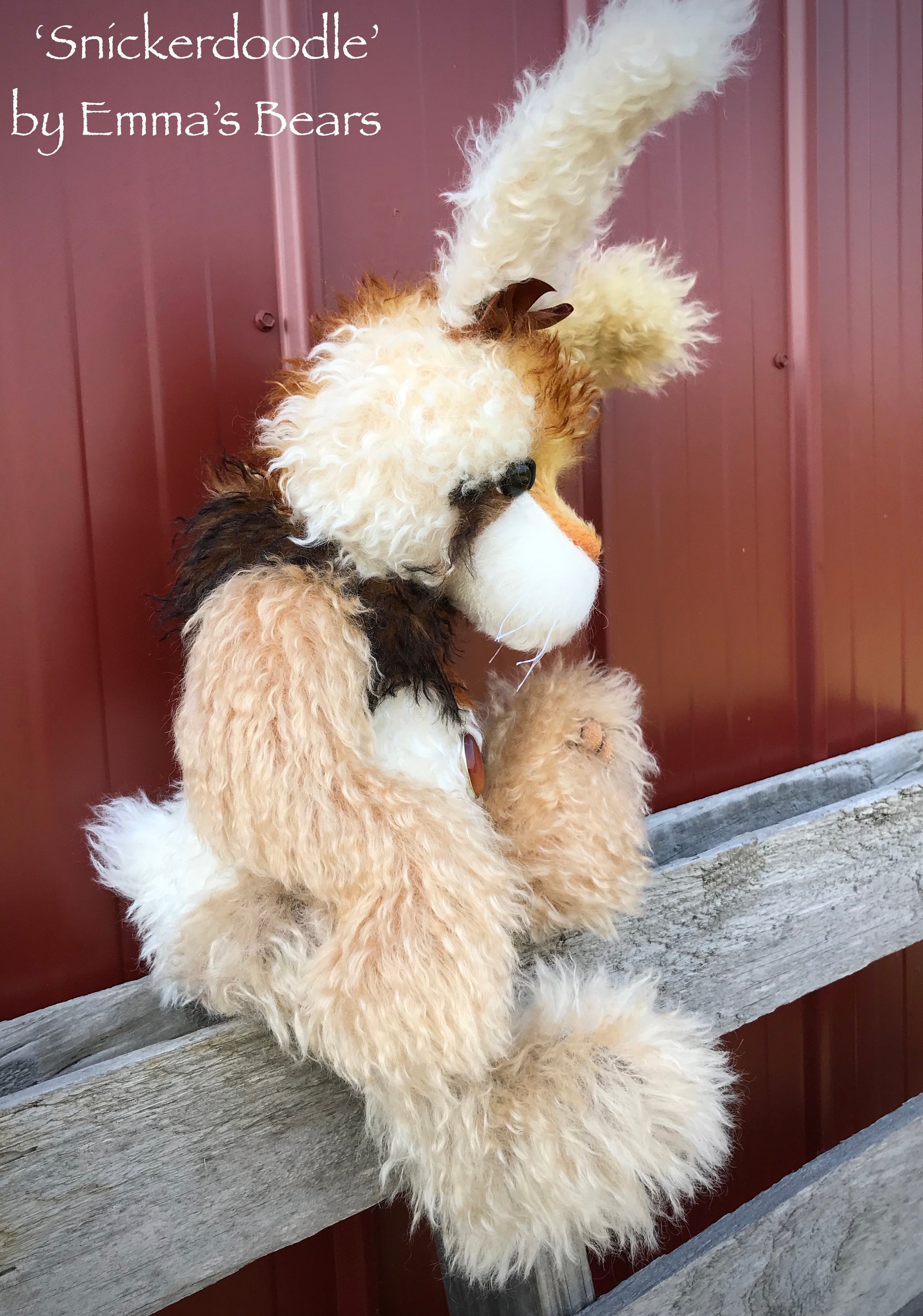 Snickerdoodle - 17" Mohair artist bunny by Emma's Bears - OOAK