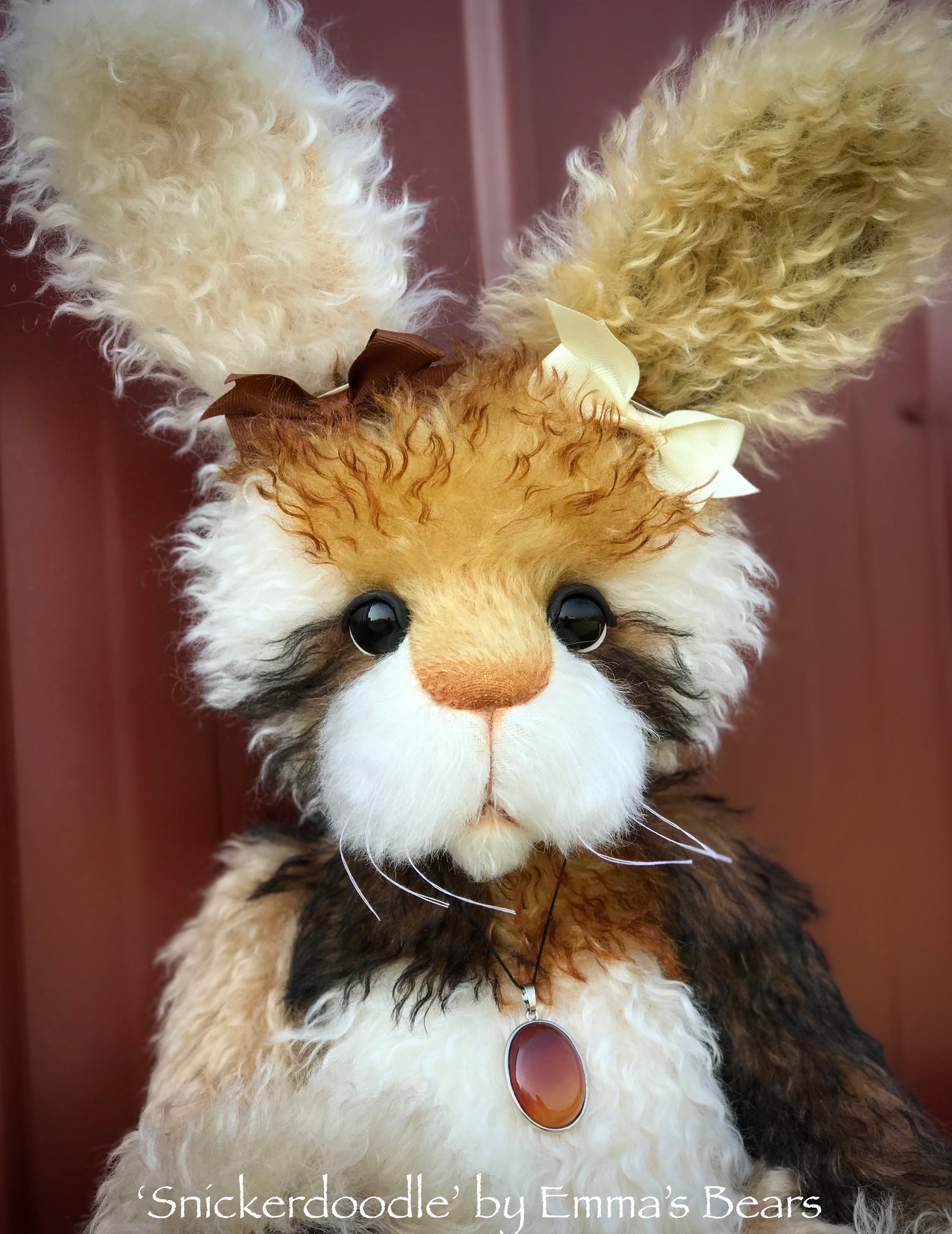 Snickerdoodle - 17" Mohair artist bunny by Emma's Bears - OOAK