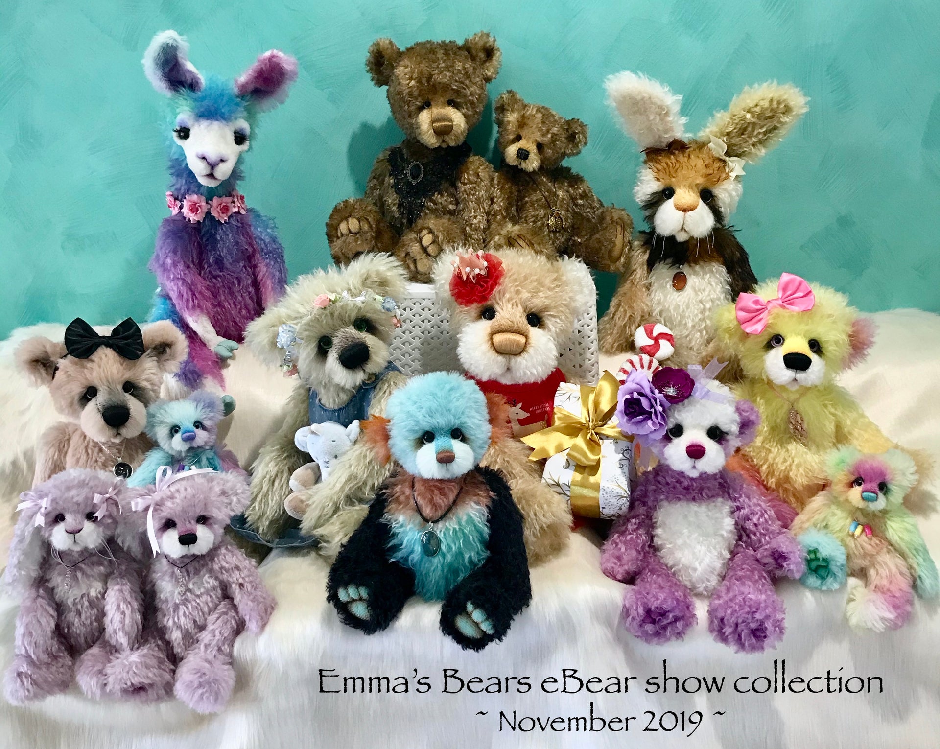 Snickerdoodle - 17" Mohair artist bunny by Emma's Bears - OOAK