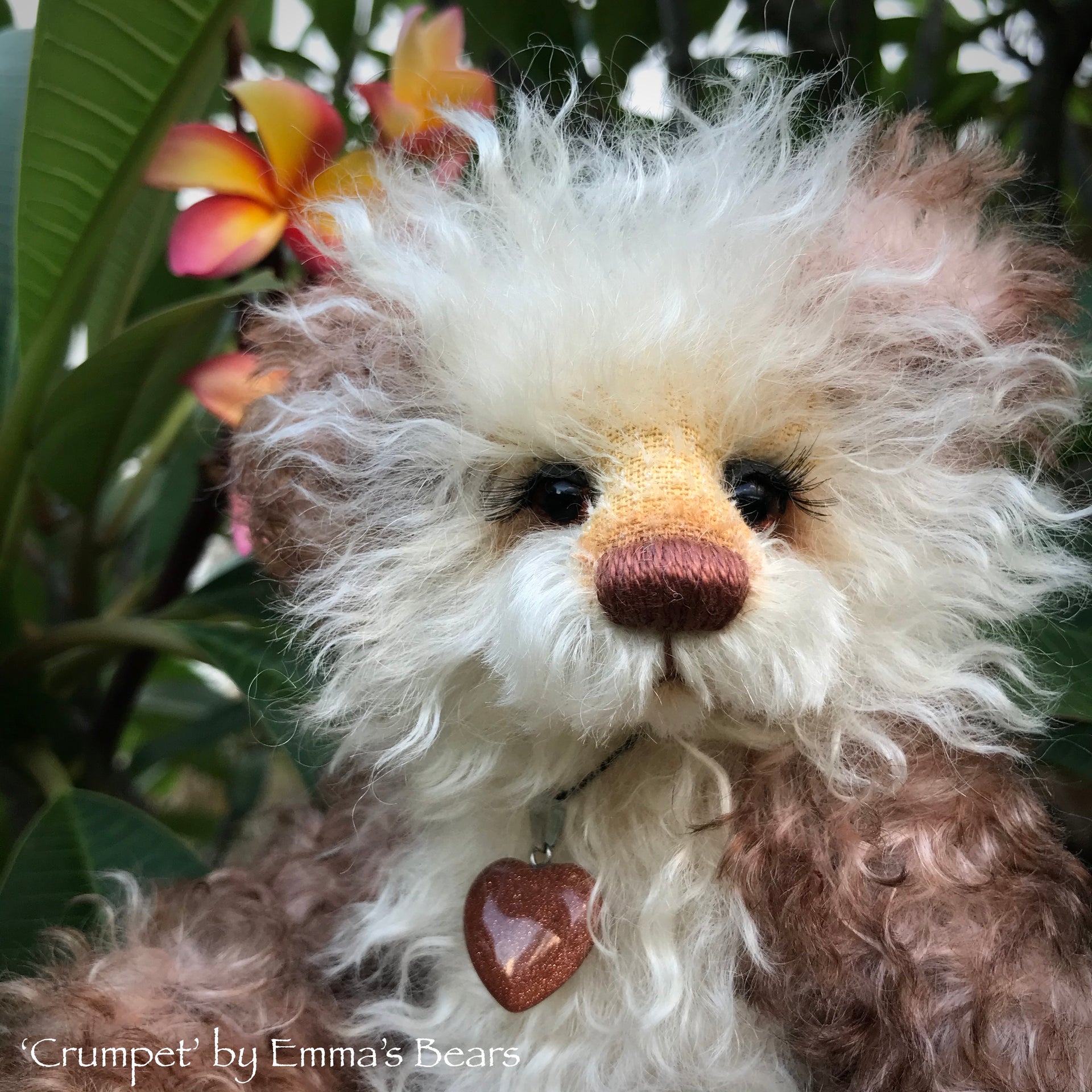 Crumpet - 8" Mohair Artist Bear by Emma's Bears - OOAK