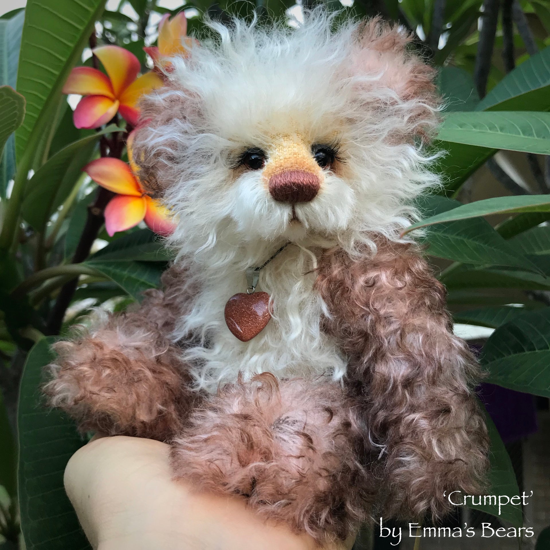 Crumpet - 8" Mohair Artist Bear by Emma's Bears - OOAK
