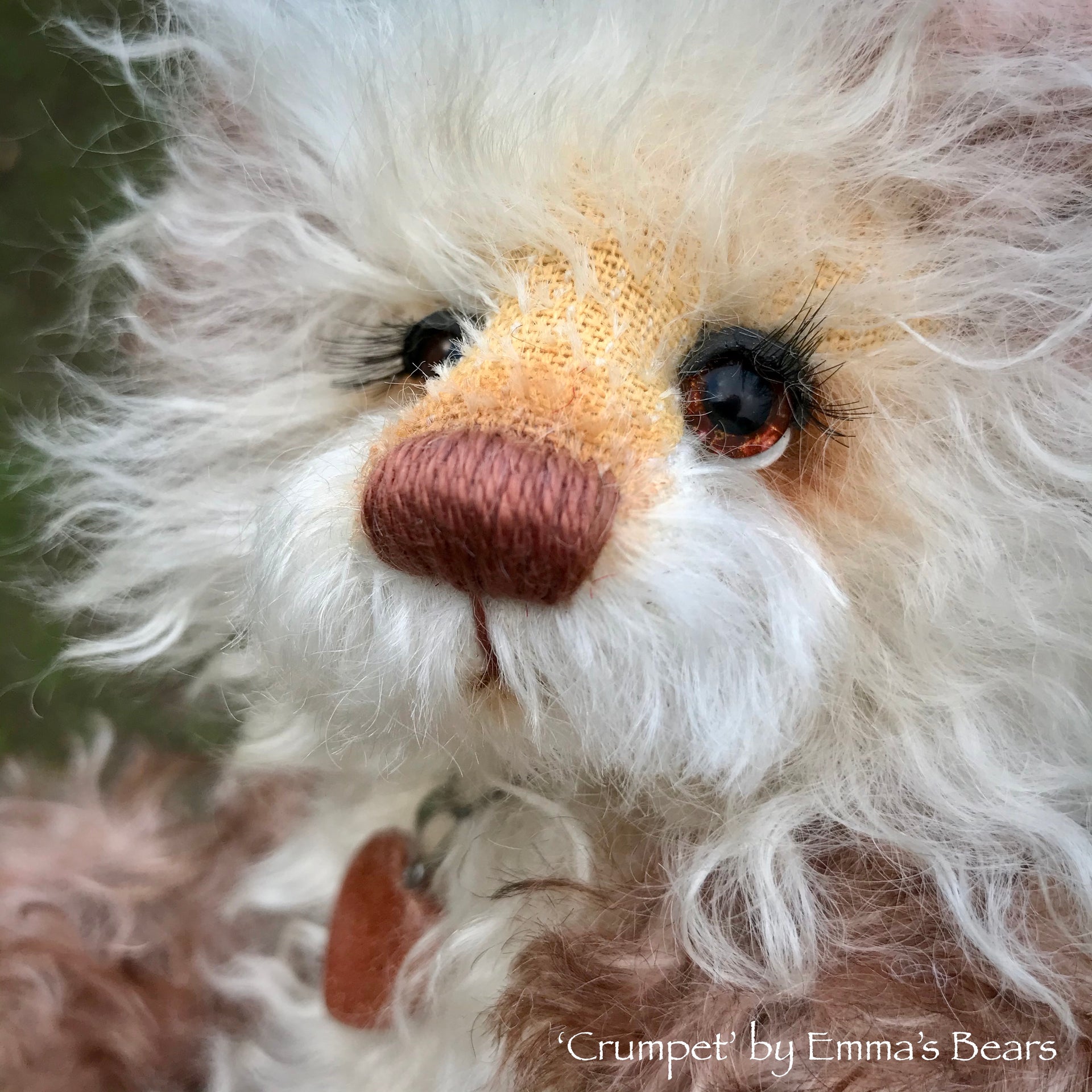 Crumpet - 8" Mohair Artist Bear by Emma's Bears - OOAK