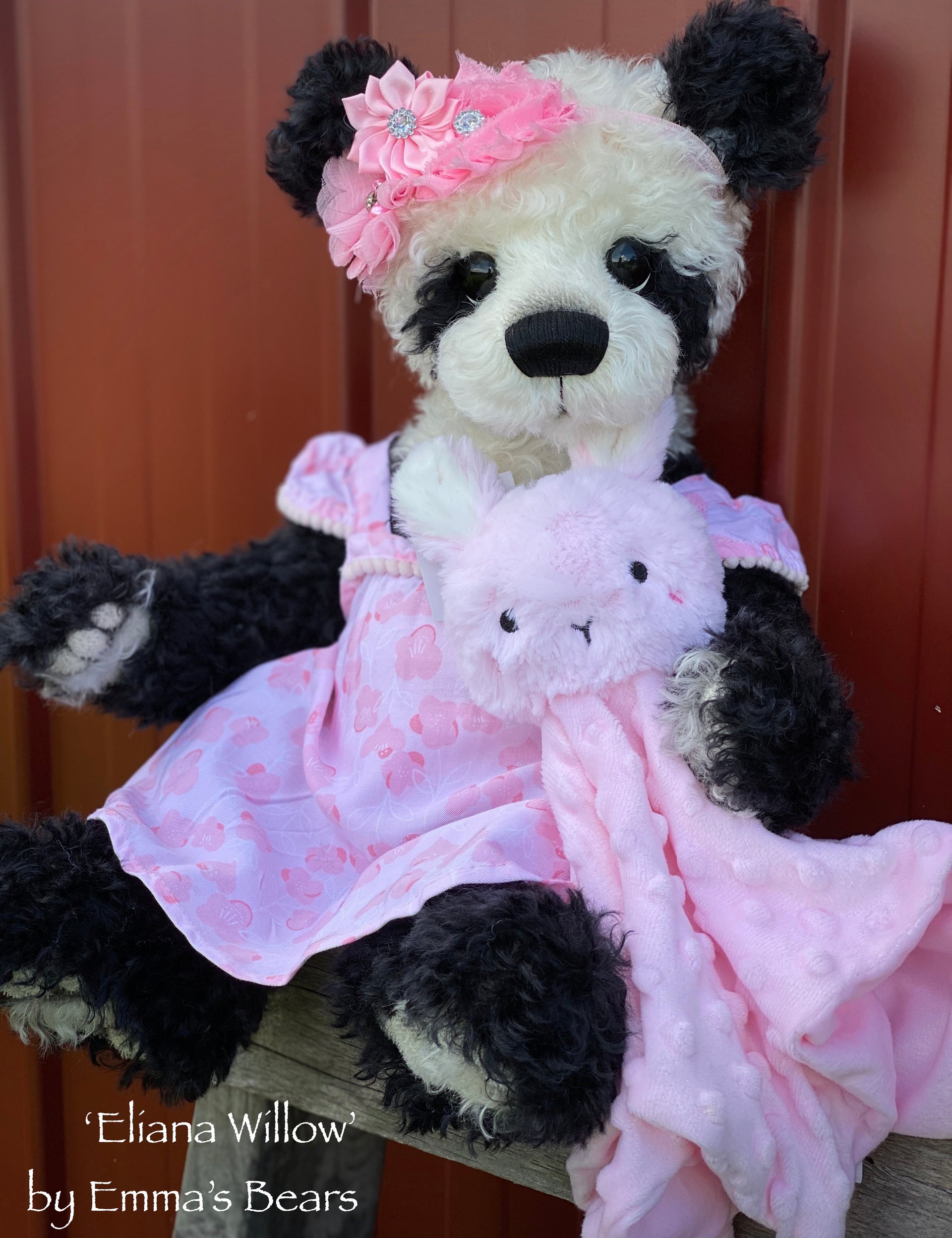 Eliana Willow - 18" Baby Artist Bear by Emma's Bears - OOAK