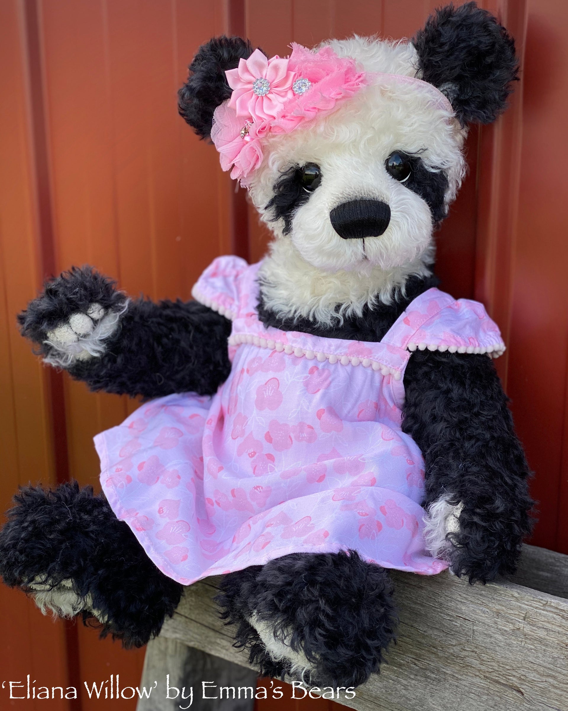 Eliana Willow - 18" Baby Artist Bear by Emma's Bears - OOAK