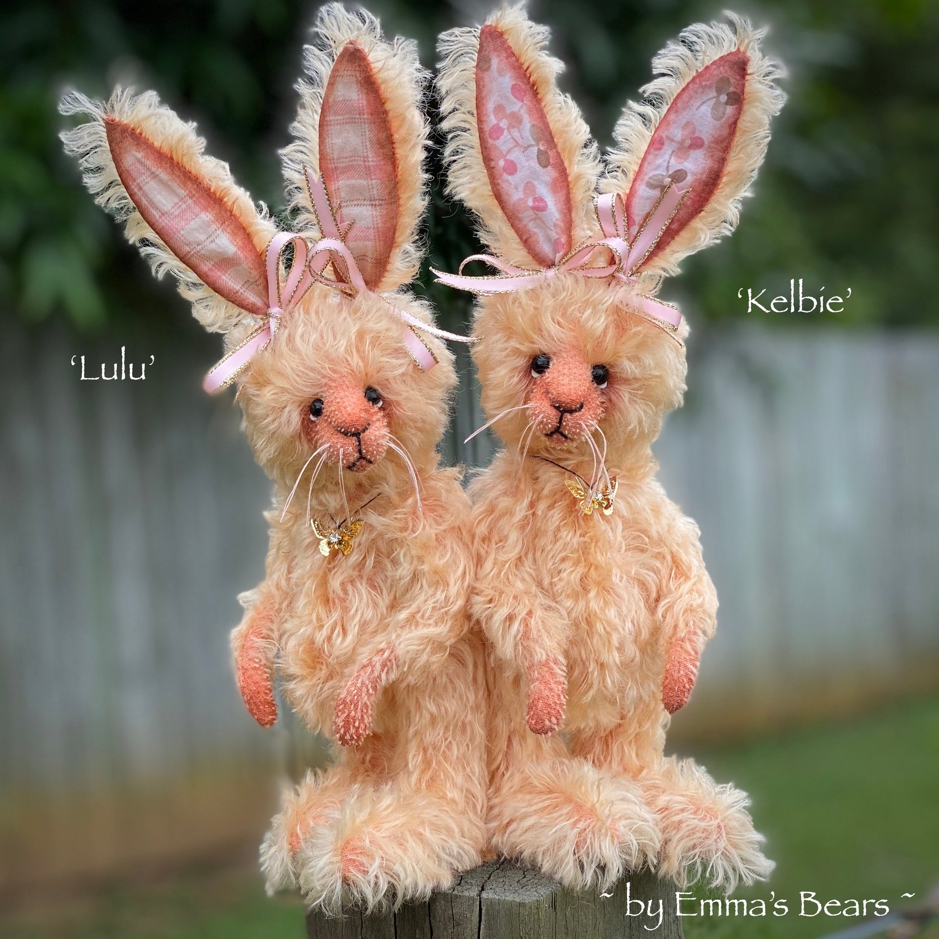 Kelbie - 8" Mohair Artist Bunny by Emma's Bears - OOAK