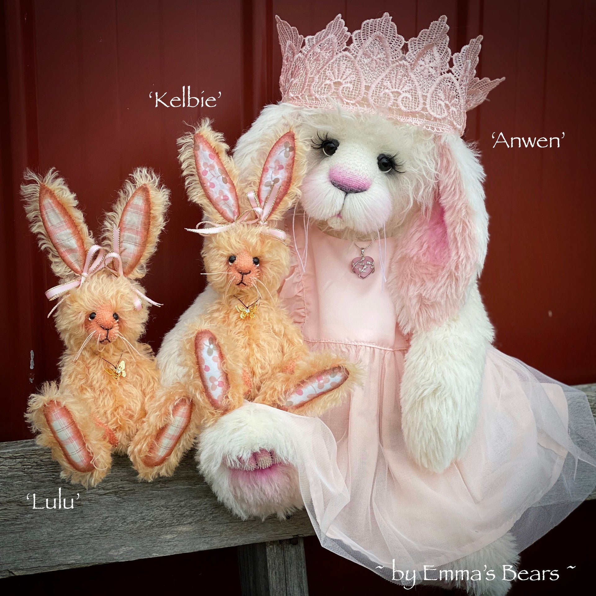 Kelbie - 8" Mohair Artist Bunny by Emma's Bears - OOAK