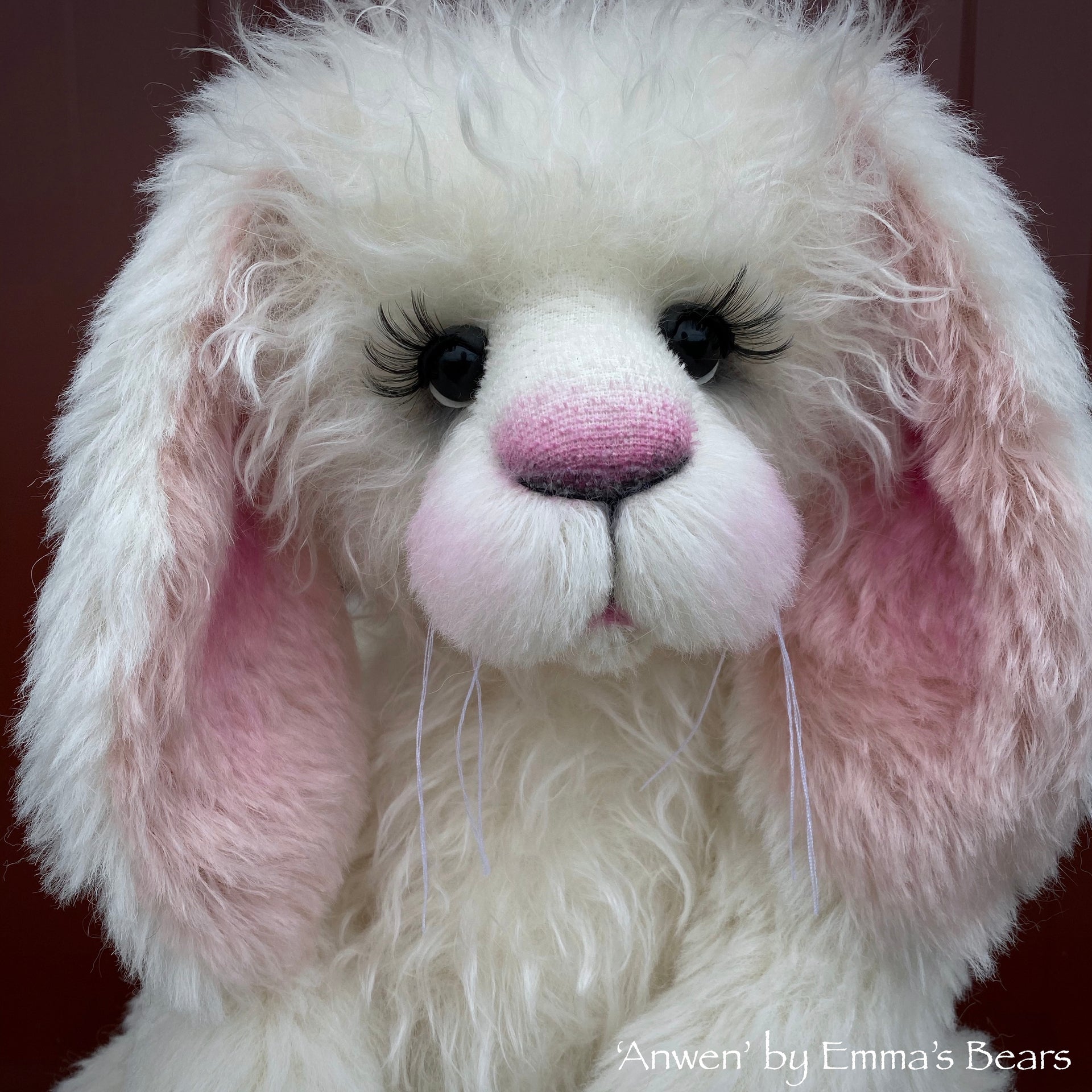 Anwen - 20" Mohair and Alpaca Toddler Artist Bunny by Emma's Bears - OOAK