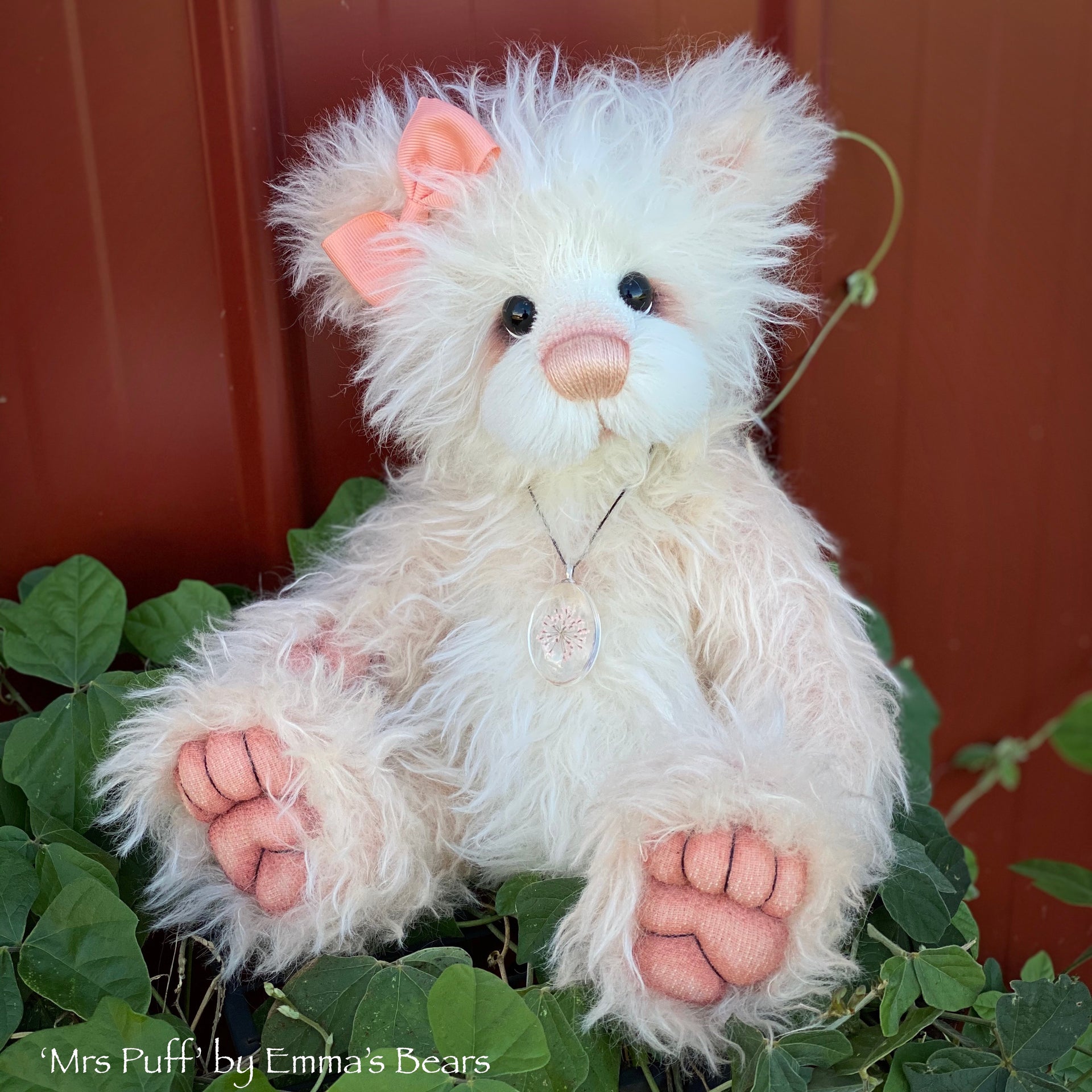 Mrs Puff - 14" Mohair and Alpaca Artist Bear by Emma's Bears - OOAK