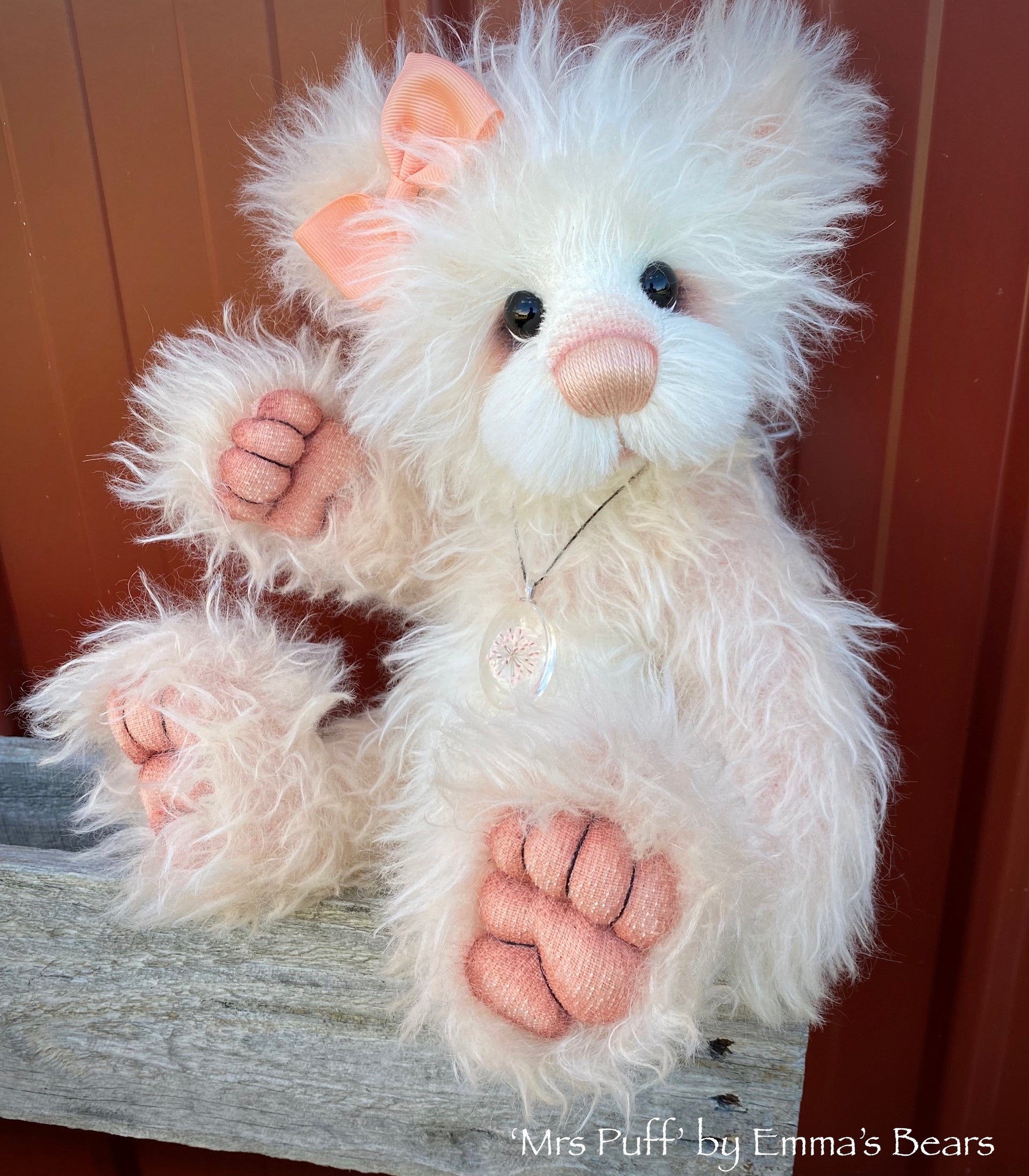Mrs Puff - 14" Mohair and Alpaca Artist Bear by Emma's Bears - OOAK