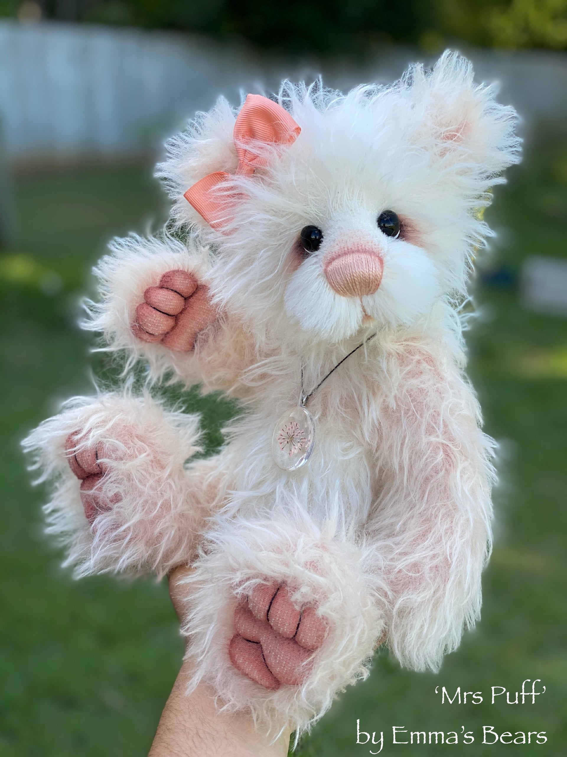 Mrs Puff - 14" Mohair and Alpaca Artist Bear by Emma's Bears - OOAK