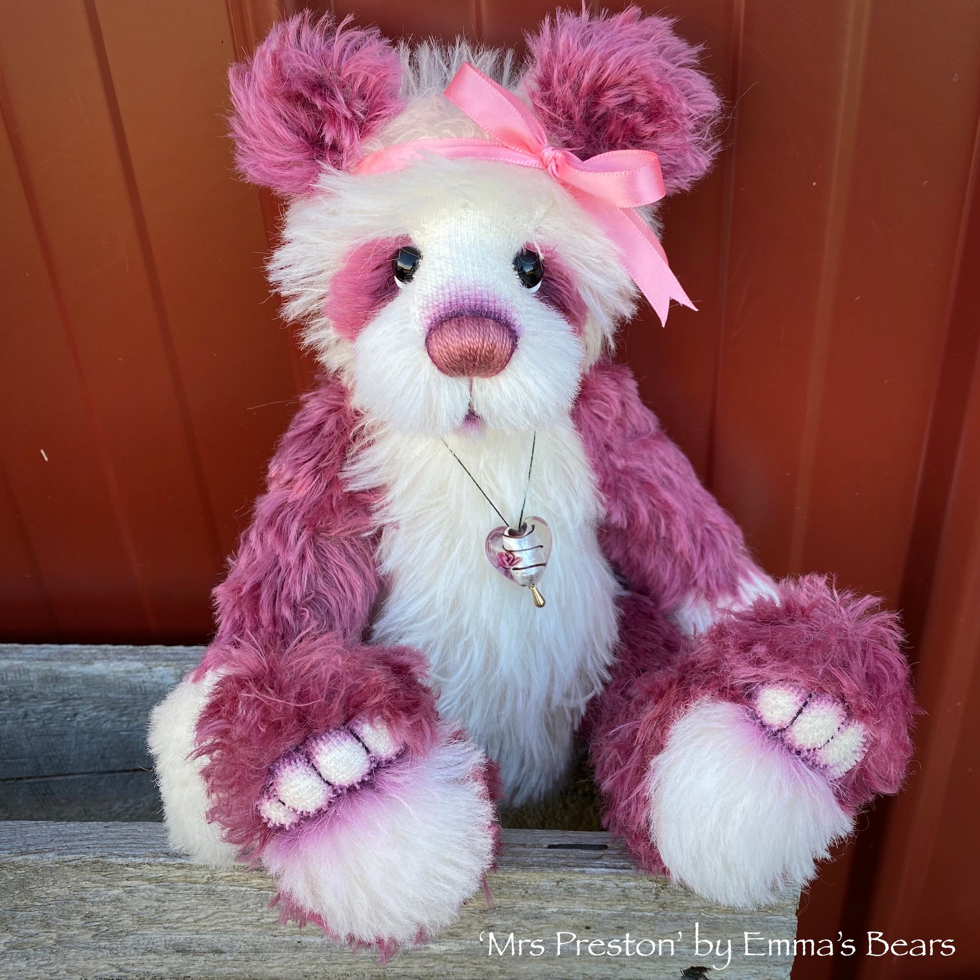 Mrs Preston - 12" Mohair Artist Bear by Emma's Bears - OOAK