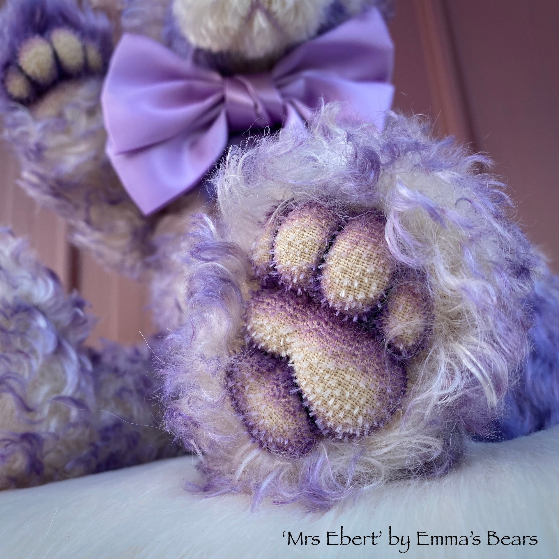 Mrs Ebert - 12" Mohair Artist Bear by Emma's Bears - OOAK