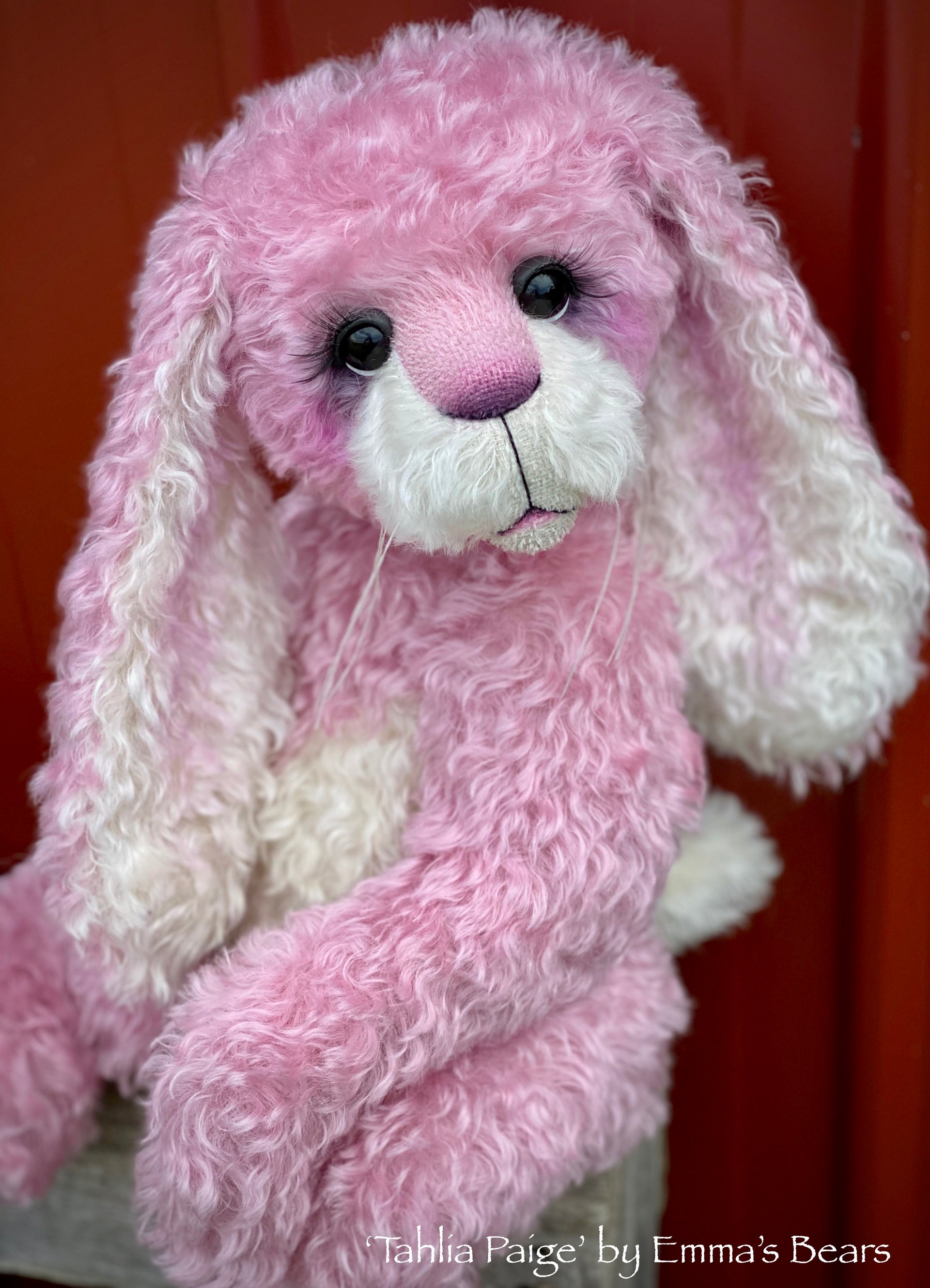 Tahlia Paige - 21" Kid Mohair Toddler Artist BUNNY by Emma's Bears - OOAK