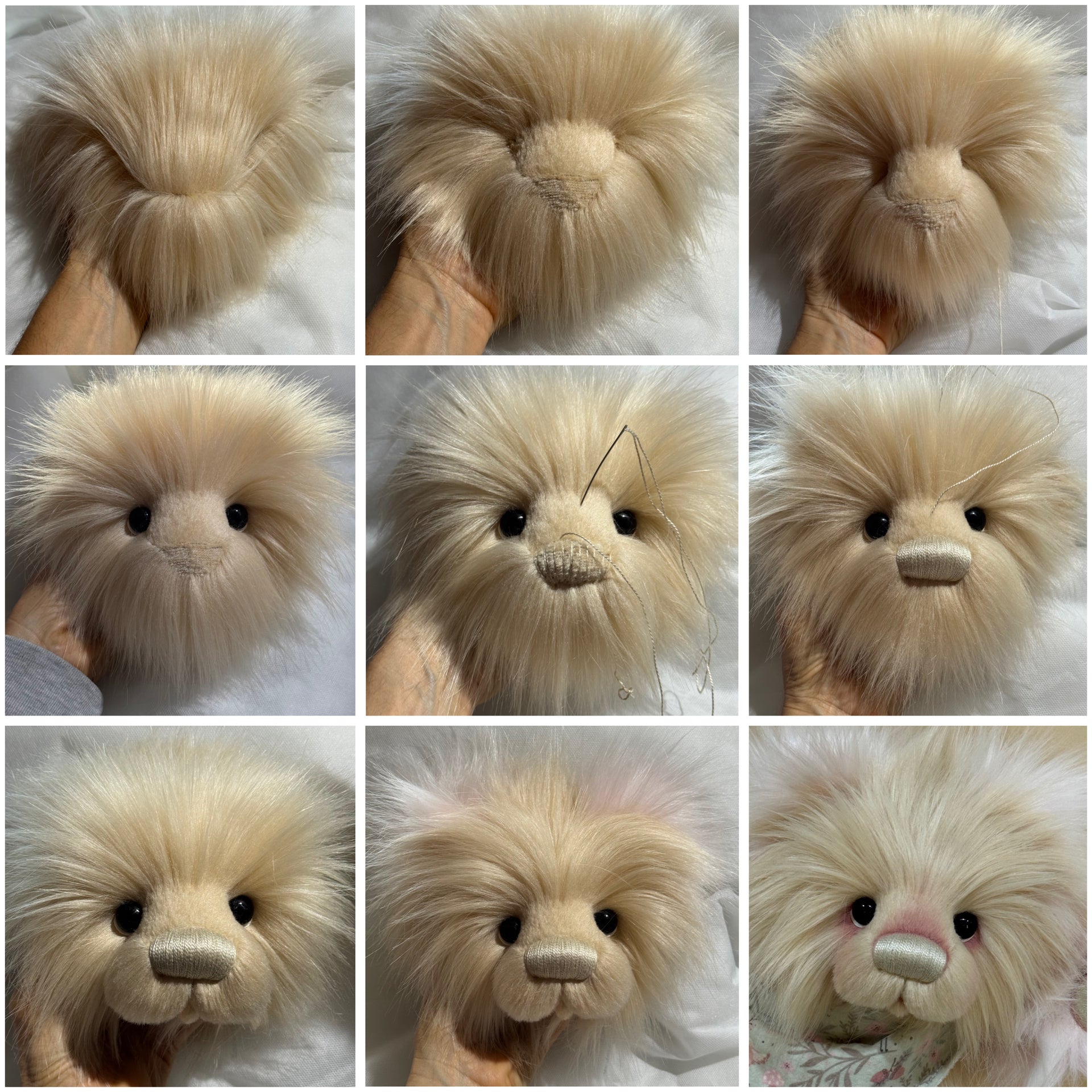 KITS - 16" Esme faux fur bear