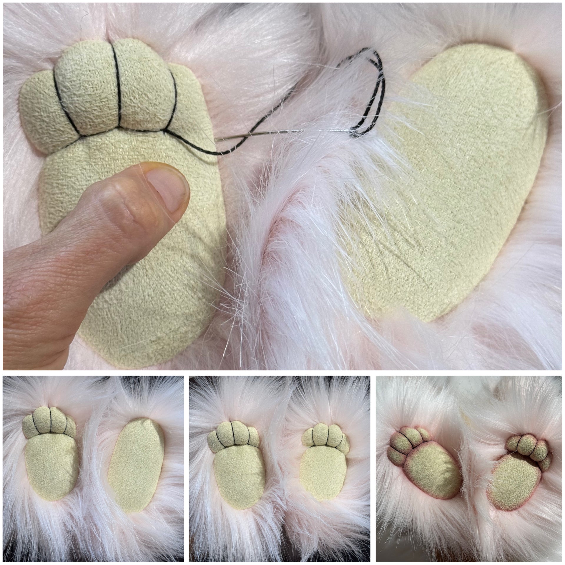 KITS - 16" Esme faux fur bear