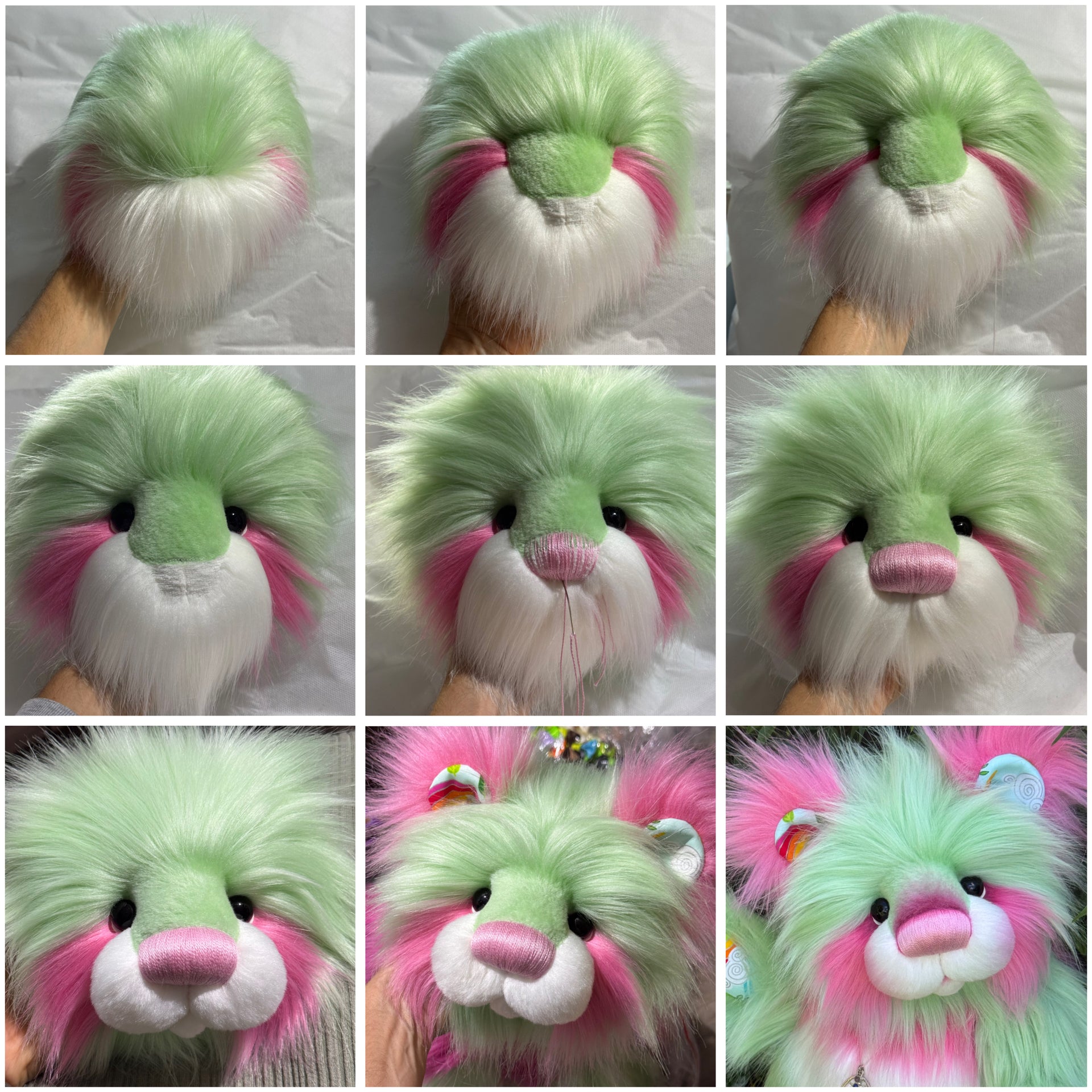 KIT - 18" Applesplash faux fur Bear
