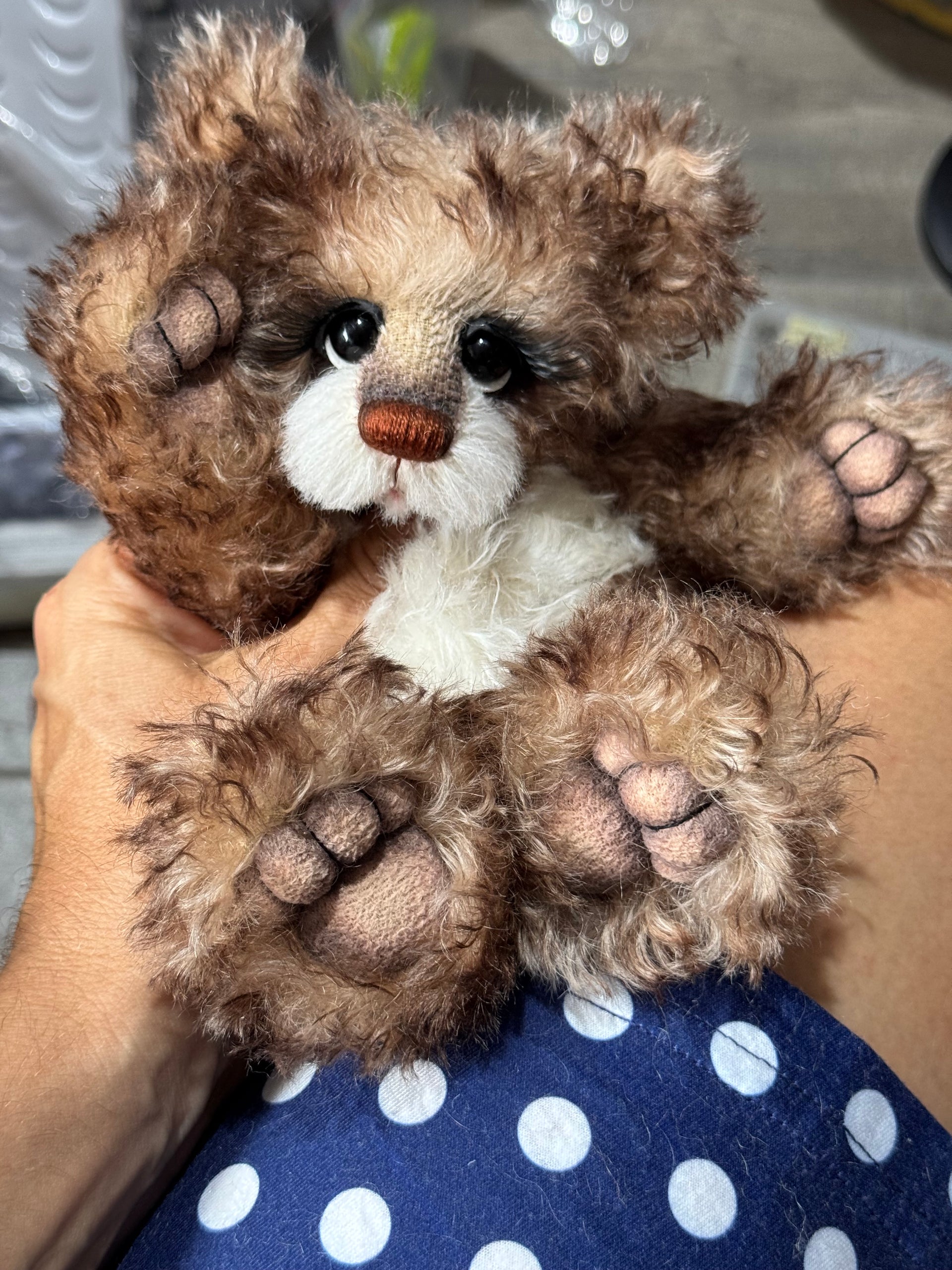 Bailey - Tipped Curly Kid Mohair