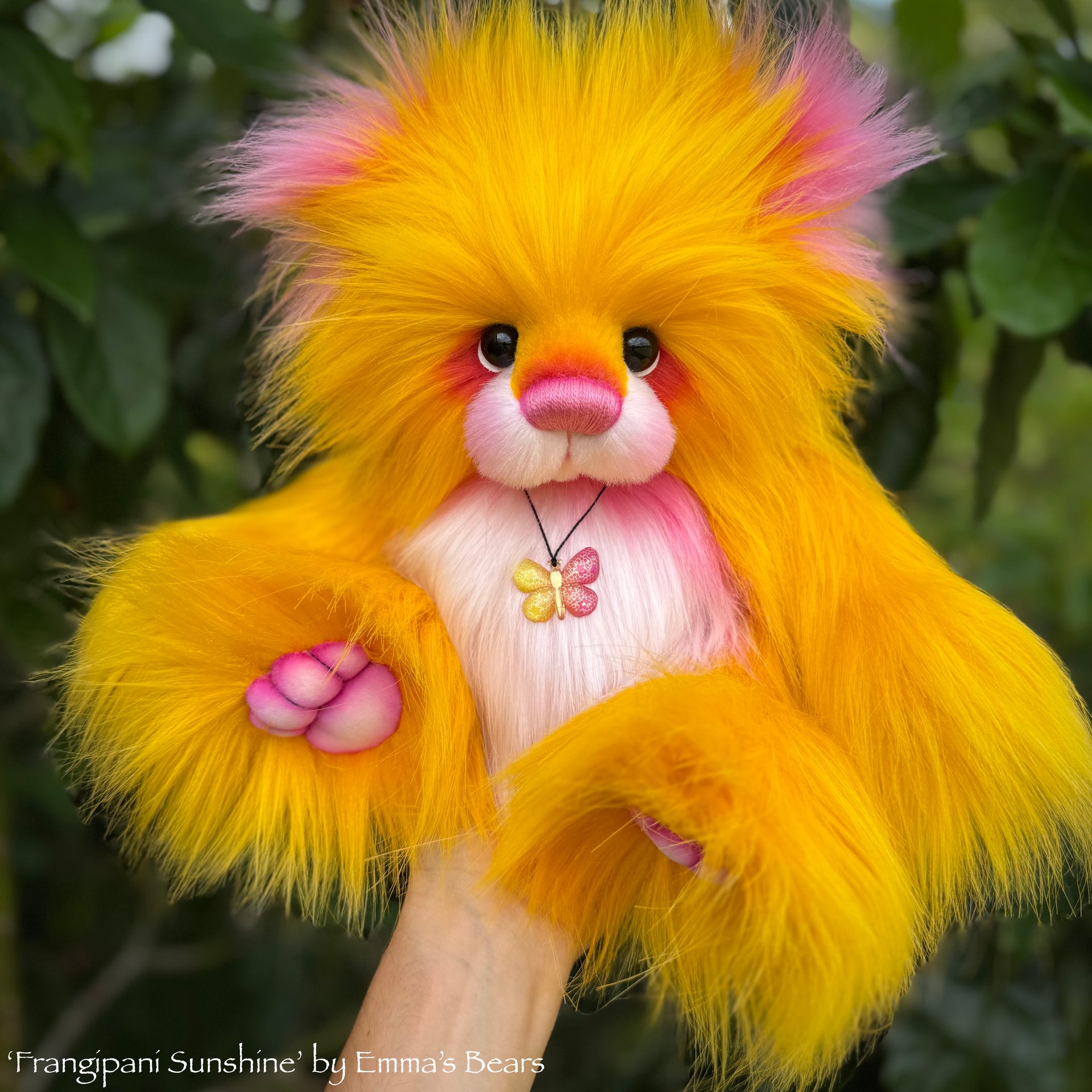 KITS - 15" Frangipani Sunshine faux fur bear