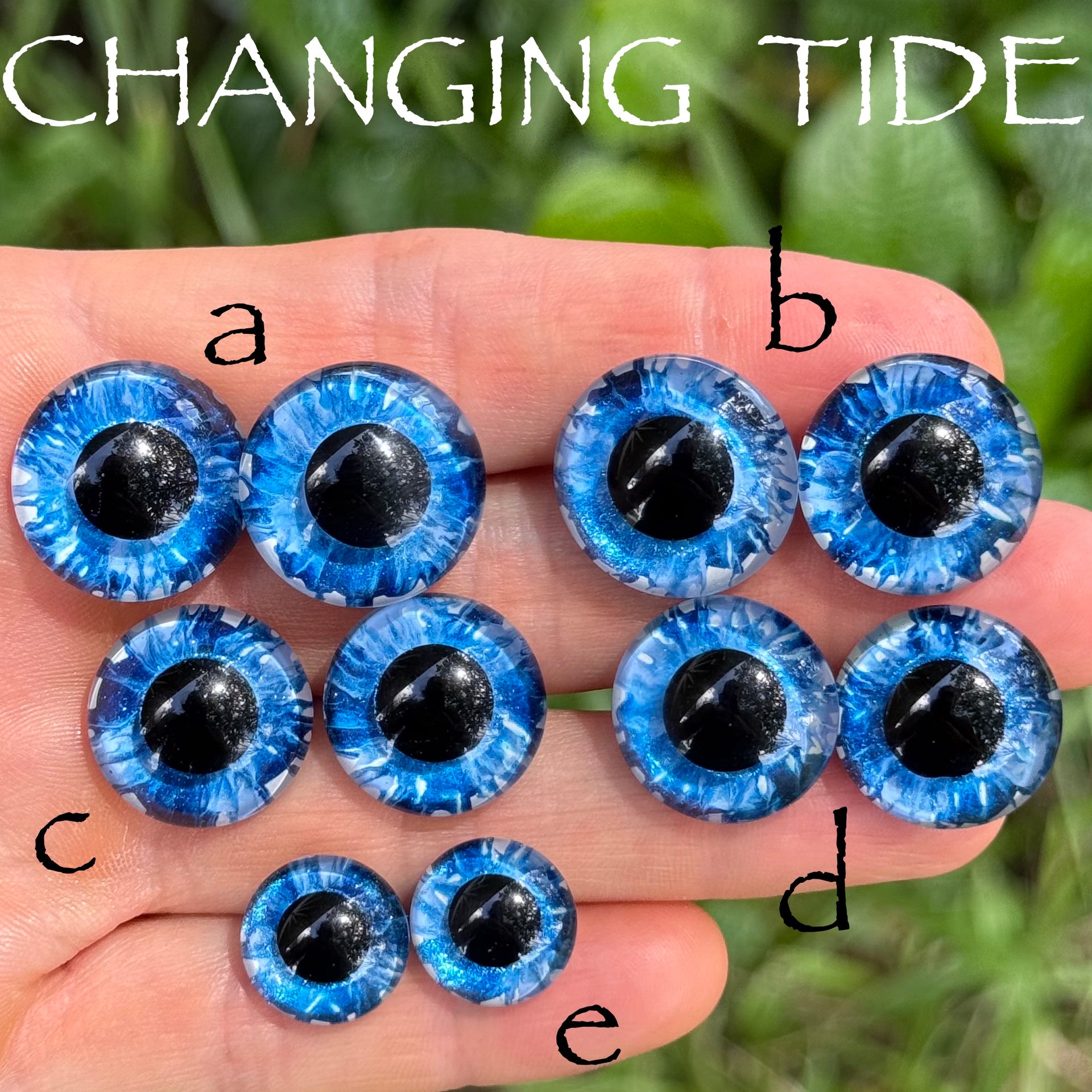 Hand Painted Eyes - Changing Tide