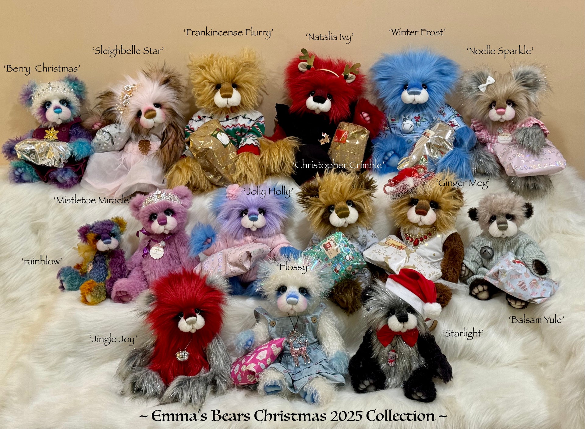 Christopher Crimble - 18" Christmas 2025 Artist Bear by Emma's Bears - OOAK