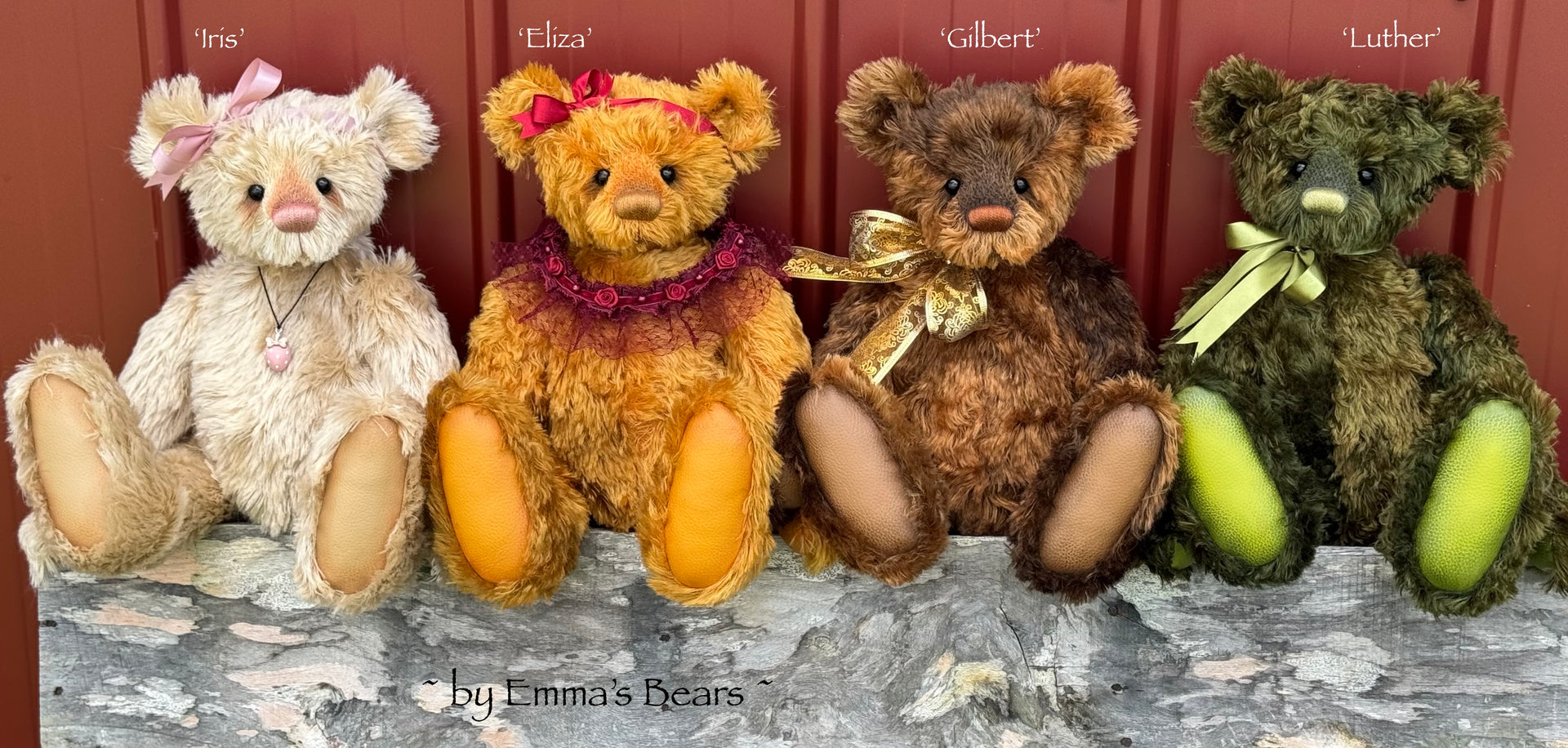 Iris - 17" mohair artist bear by Emma's Bears  - OOAK