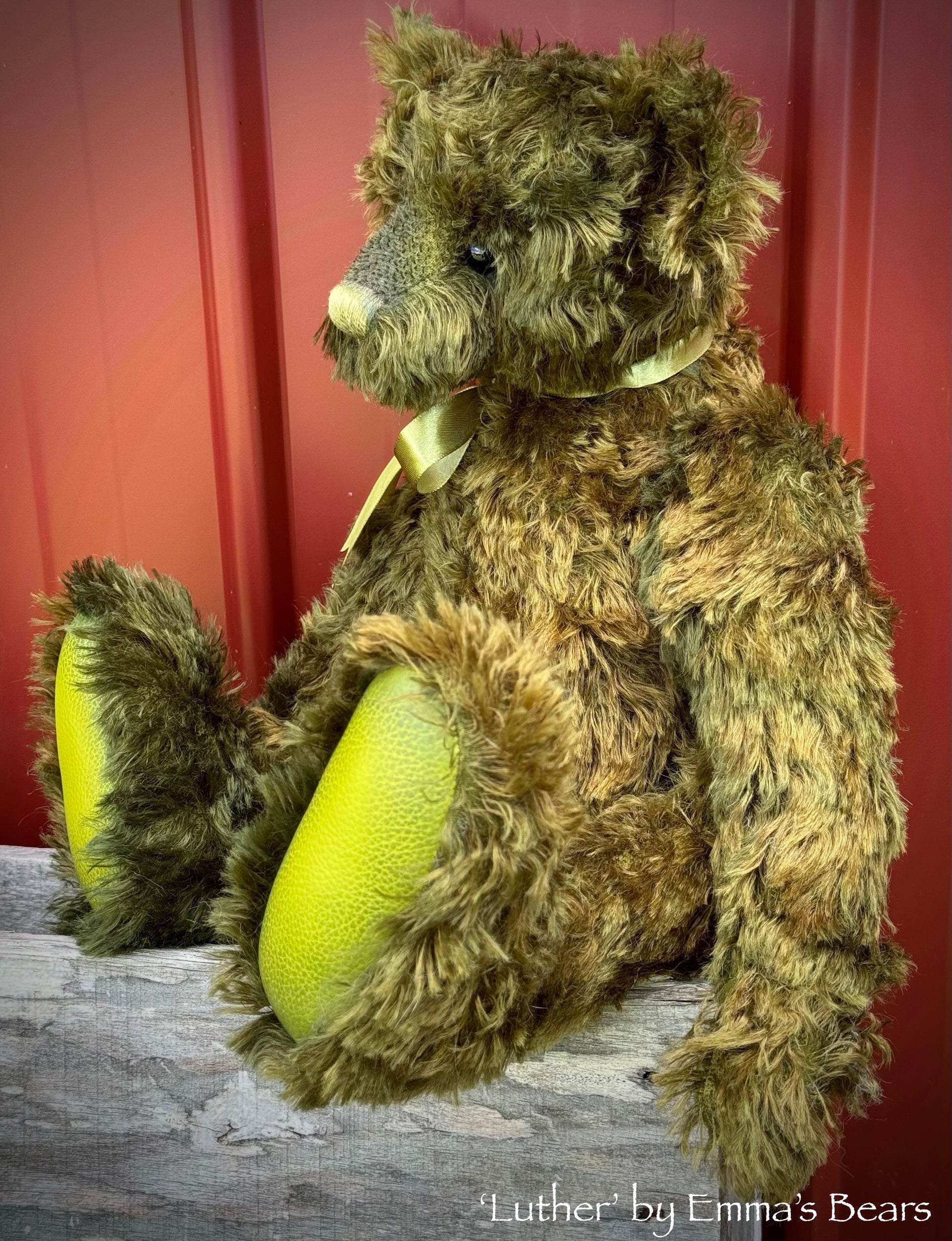 Luther - 17" mohair artist bear by Emma's Bears  - OOAK