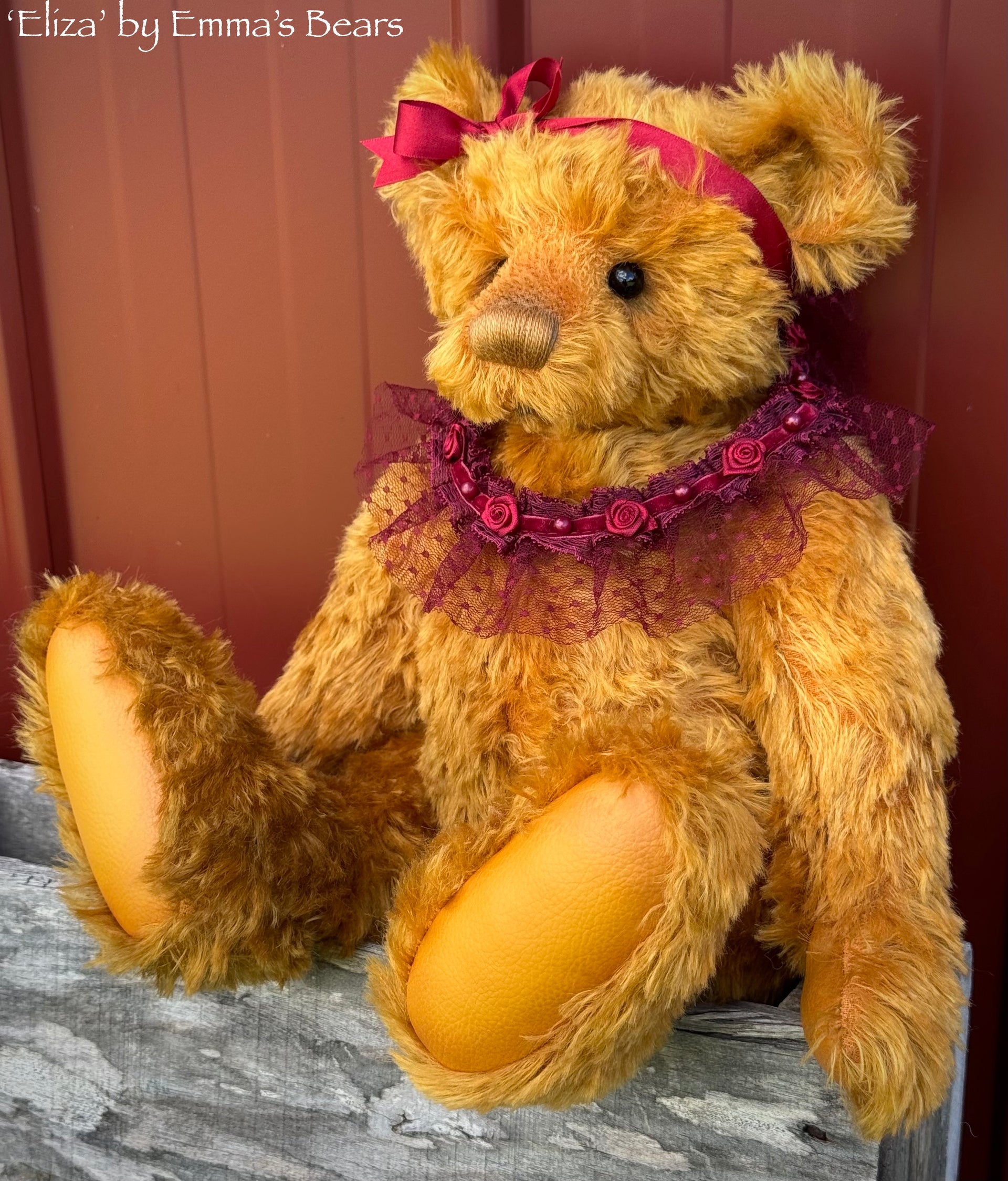 Eliza - 17" mohair artist bear by Emma's Bears  - OOAK