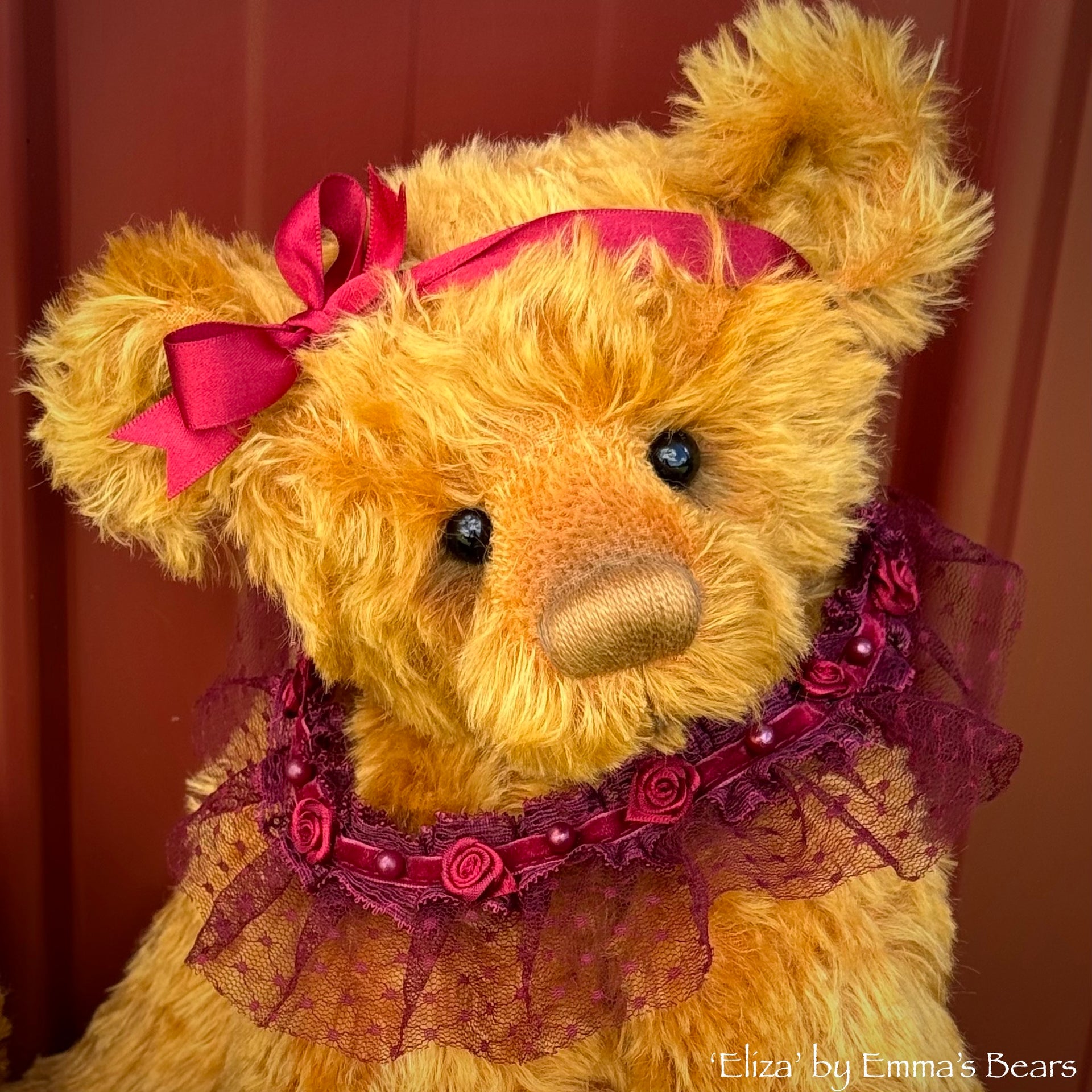 Eliza - 17" mohair artist bear by Emma's Bears  - OOAK