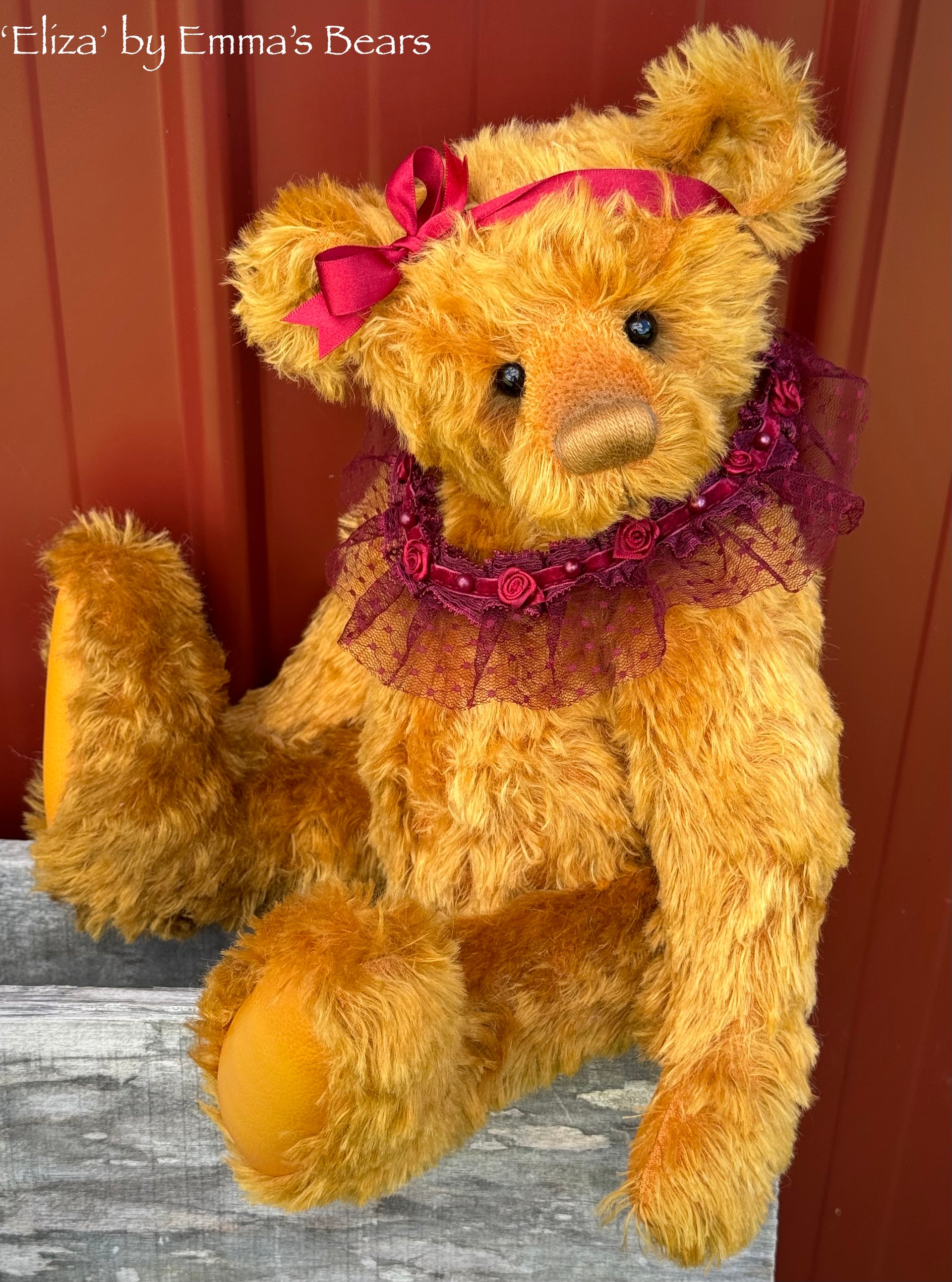 Eliza - 17" mohair artist bear by Emma's Bears  - OOAK