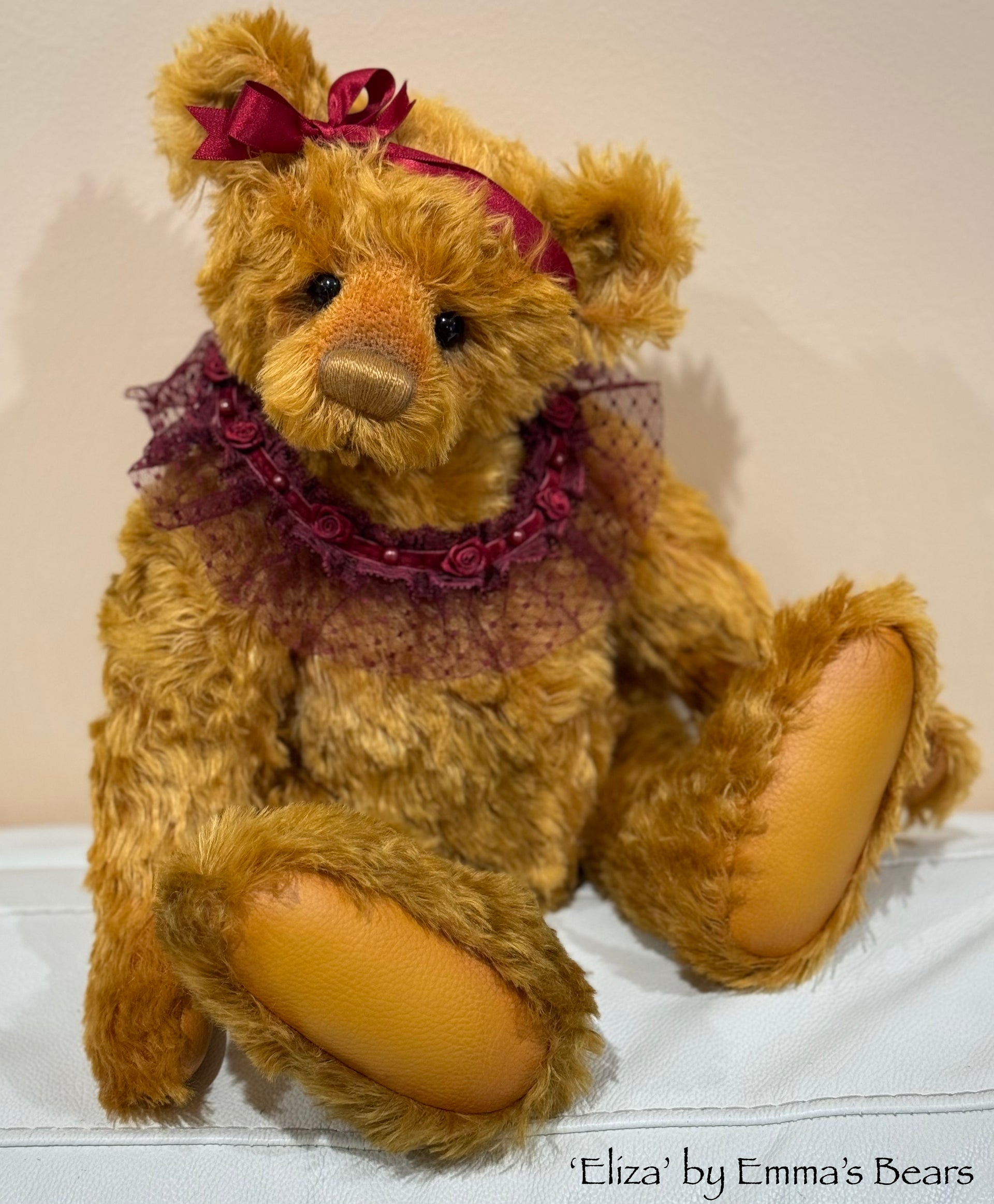 Eliza - 17" mohair artist bear by Emma's Bears  - OOAK