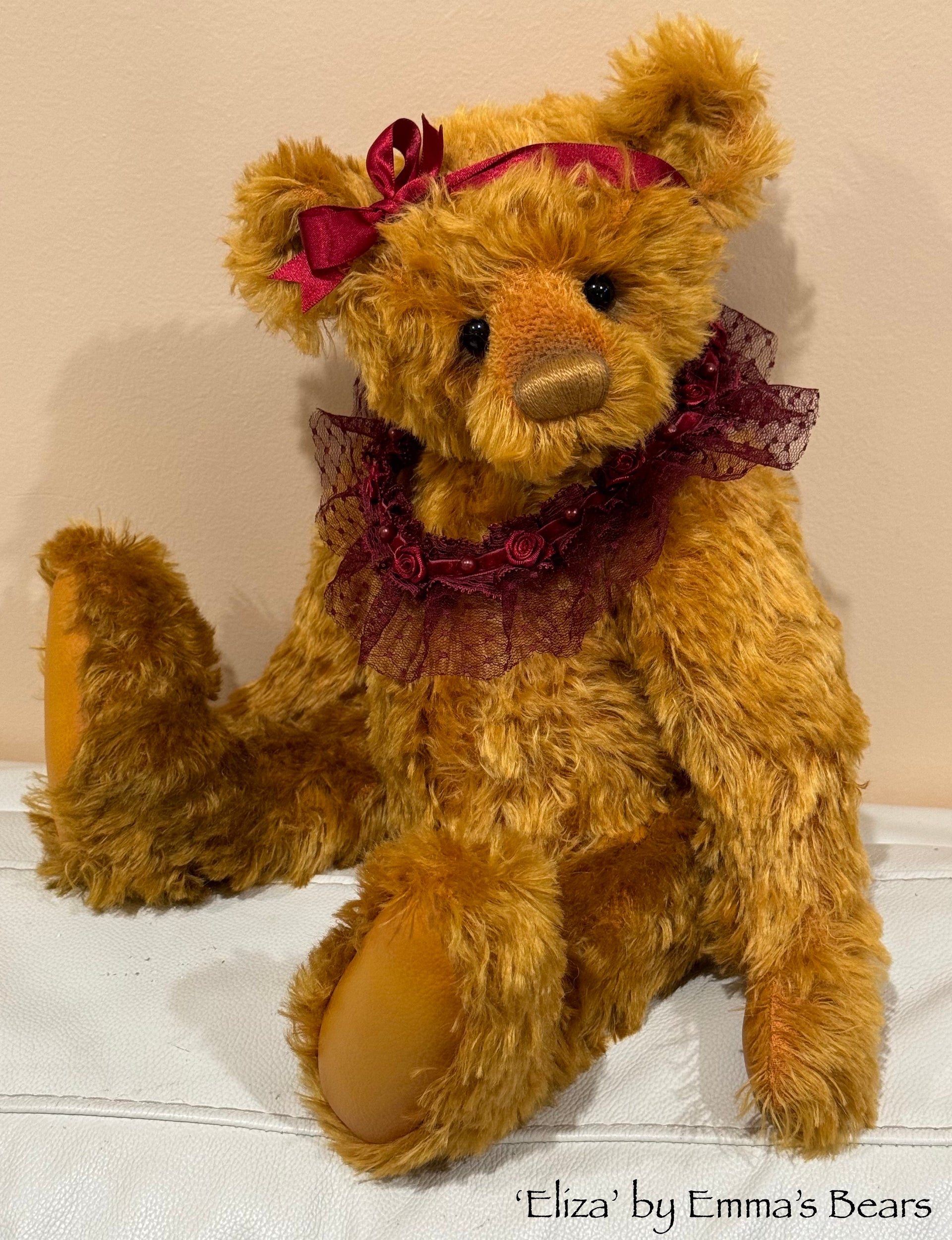 Eliza - 17" mohair artist bear by Emma's Bears  - OOAK