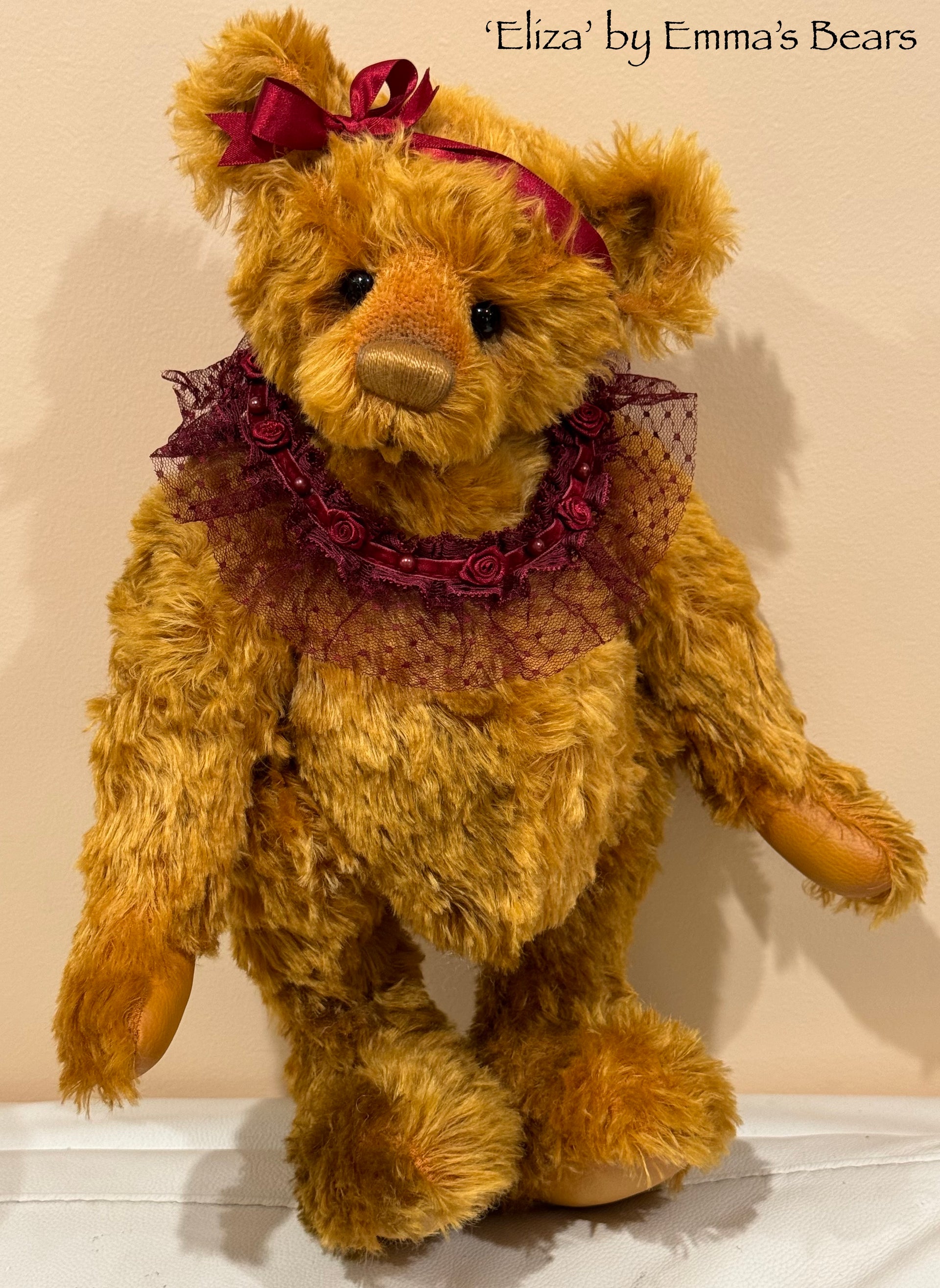 Eliza - 17" mohair artist bear by Emma's Bears  - OOAK