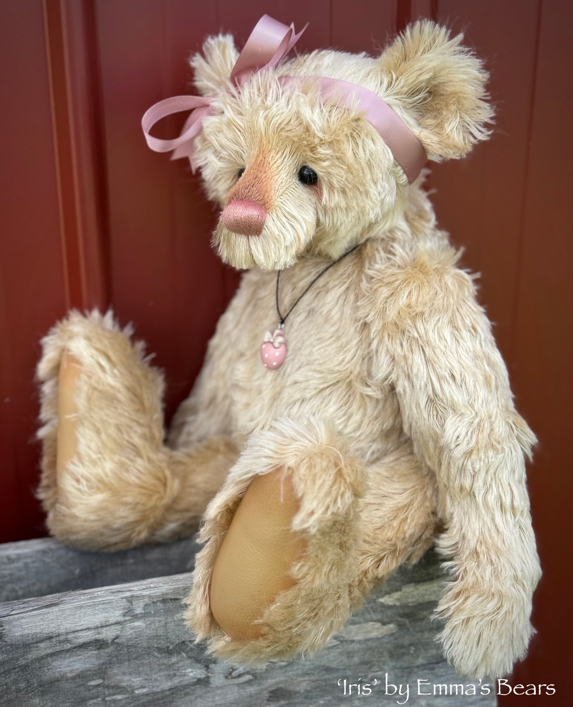 Iris - 17" mohair artist bear by Emma's Bears  - OOAK