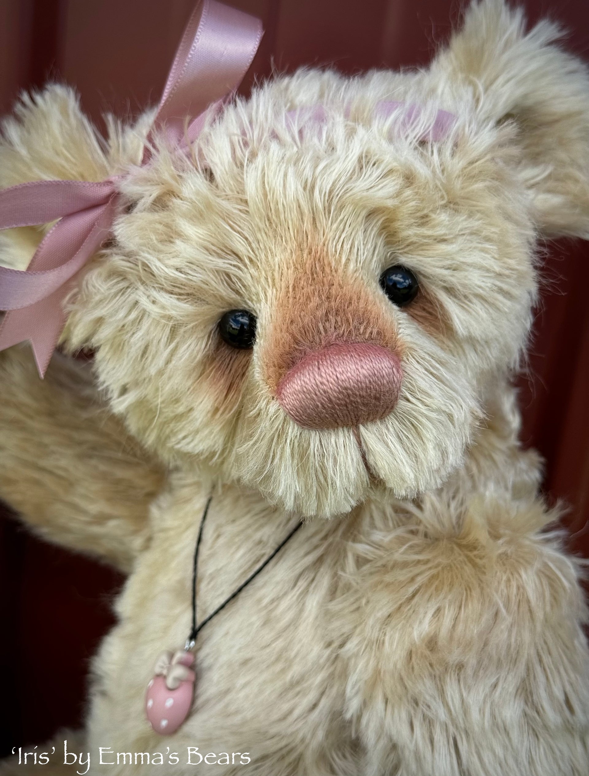 Iris - 17" mohair artist bear by Emma's Bears  - OOAK