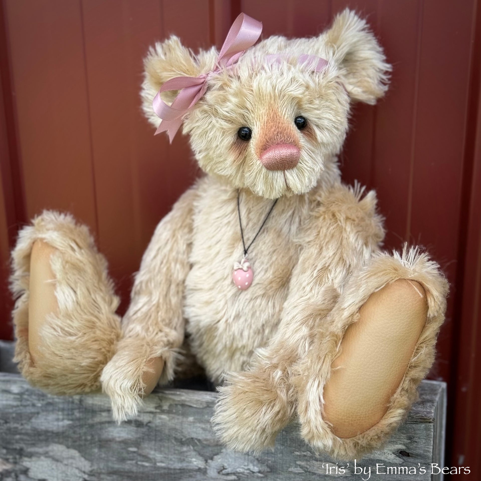 Iris - 17" mohair artist bear by Emma's Bears  - OOAK