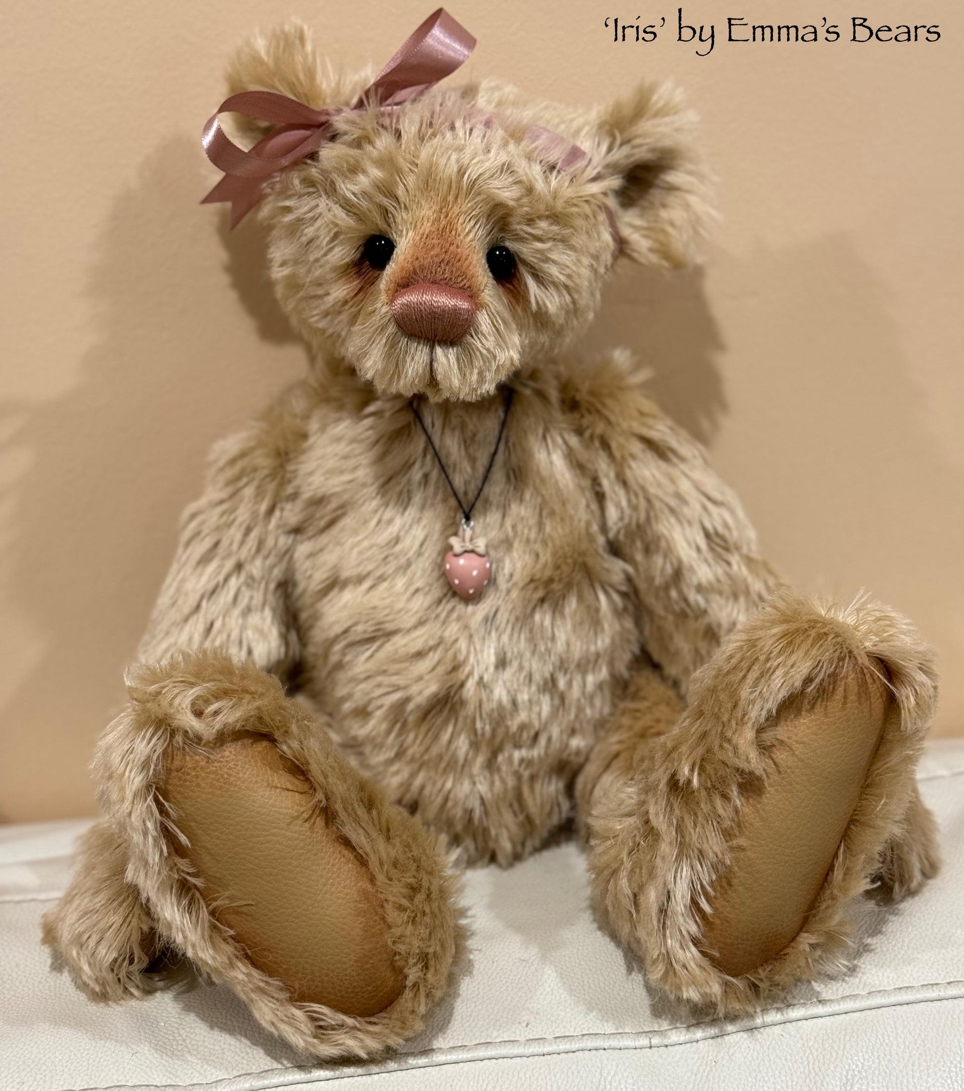 Iris - 17" mohair artist bear by Emma's Bears  - OOAK